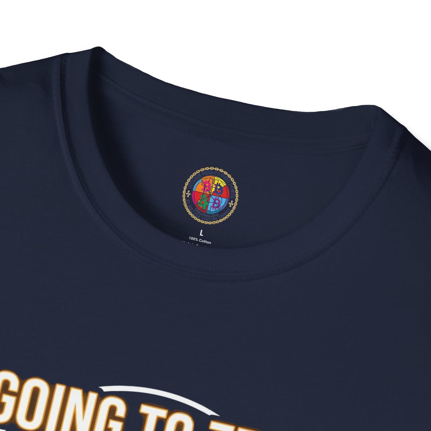 Bitcoin Price Chart T-Shirt — "Going to Zero Since 2009" Crypto Humor Tee