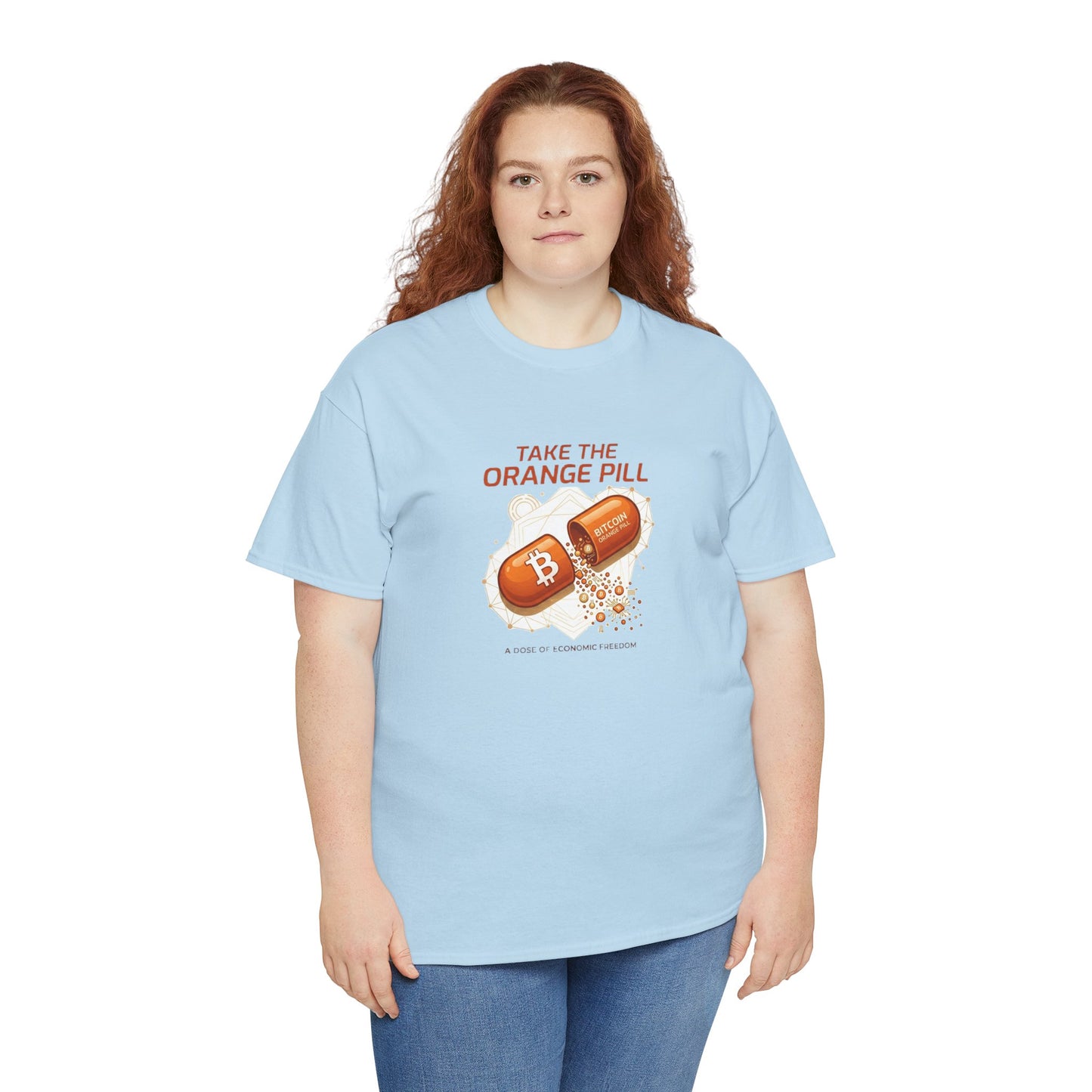 Bitcoin 'Take The Orange Pill' Graphic Tee