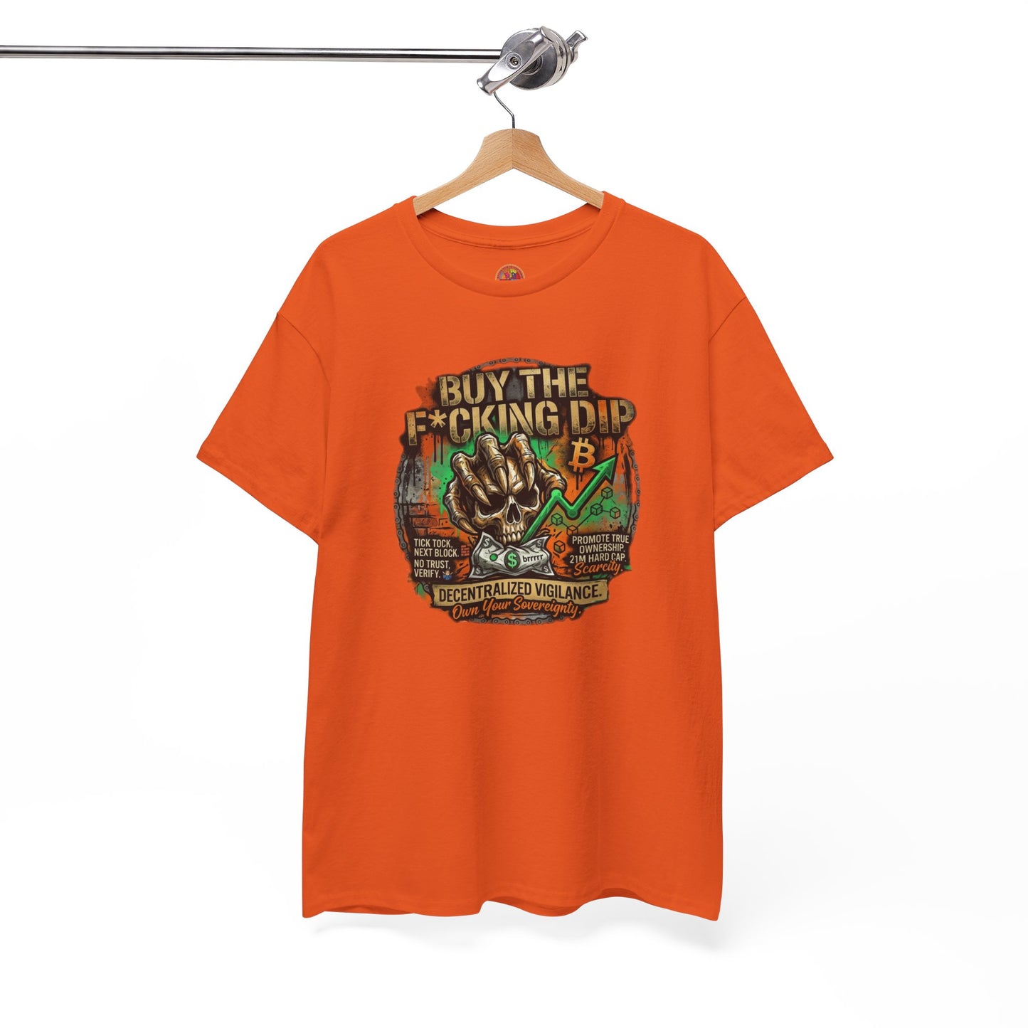 Buy The F*cking Dip Graphic Tee — Stock Market Crypto HODL Trading Shirt