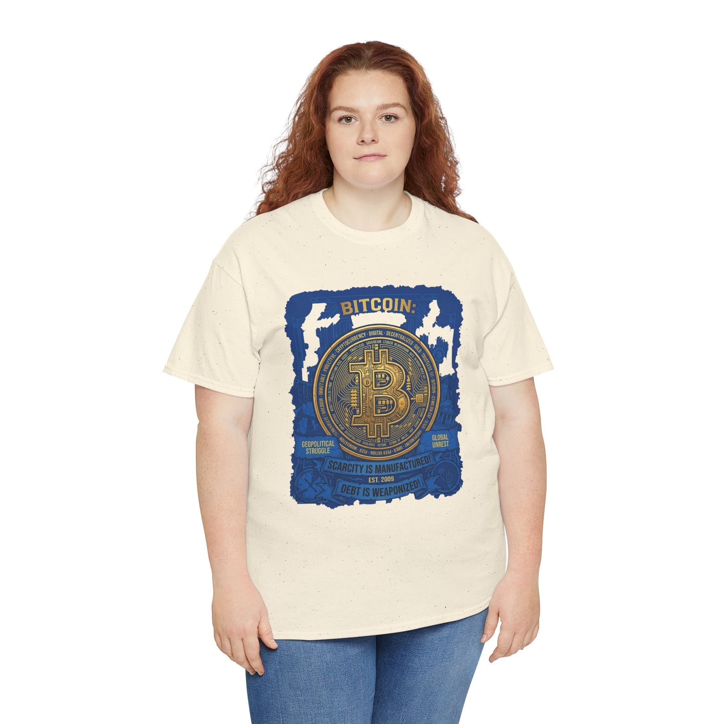 Bitcoin Vintage Coin Graphic Tee — Crypto Enthusiast T-Shirt
