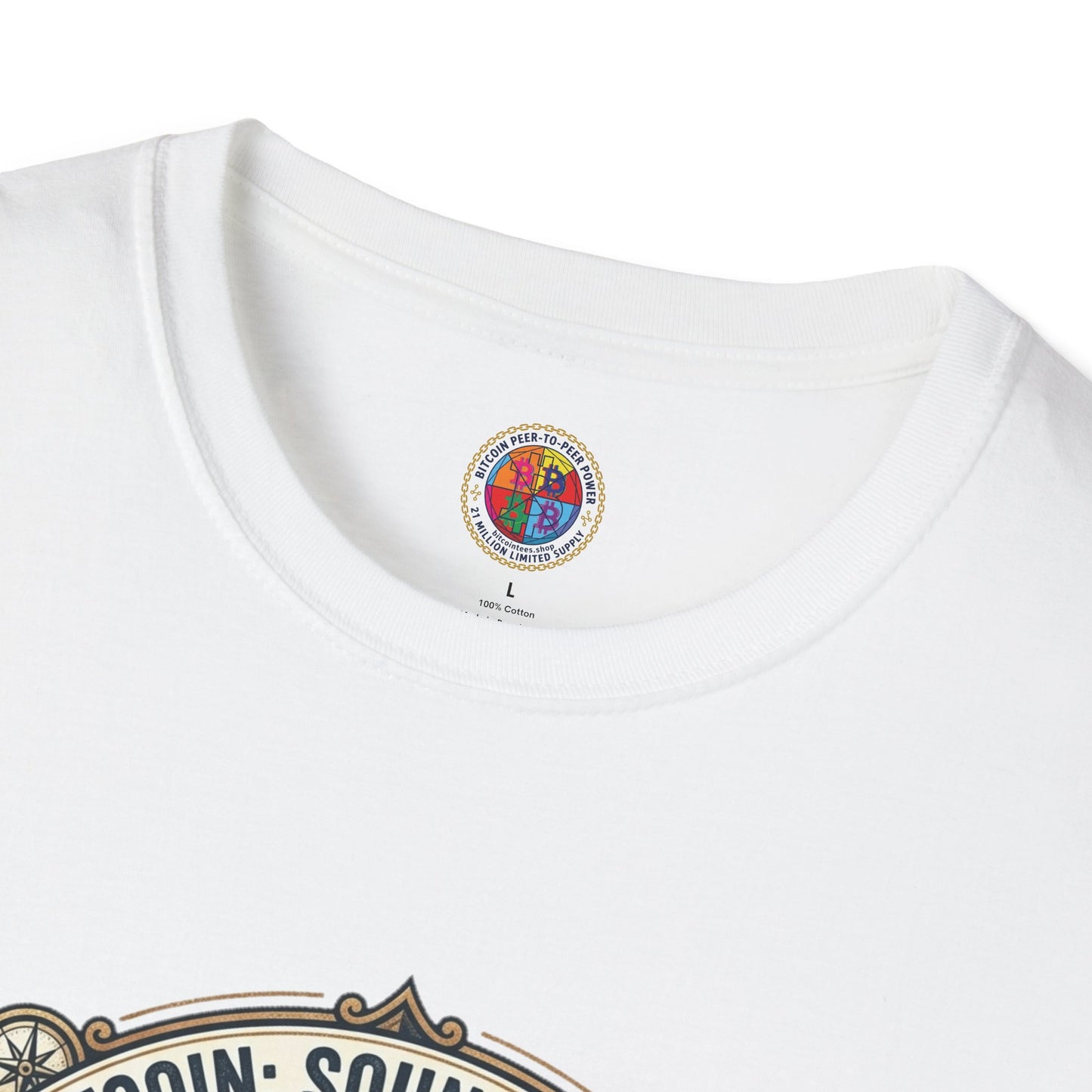 Bitcoin Emblem T-Shirt — "Bitcoin: Sound Money" Vintage Crypto Crest Tee