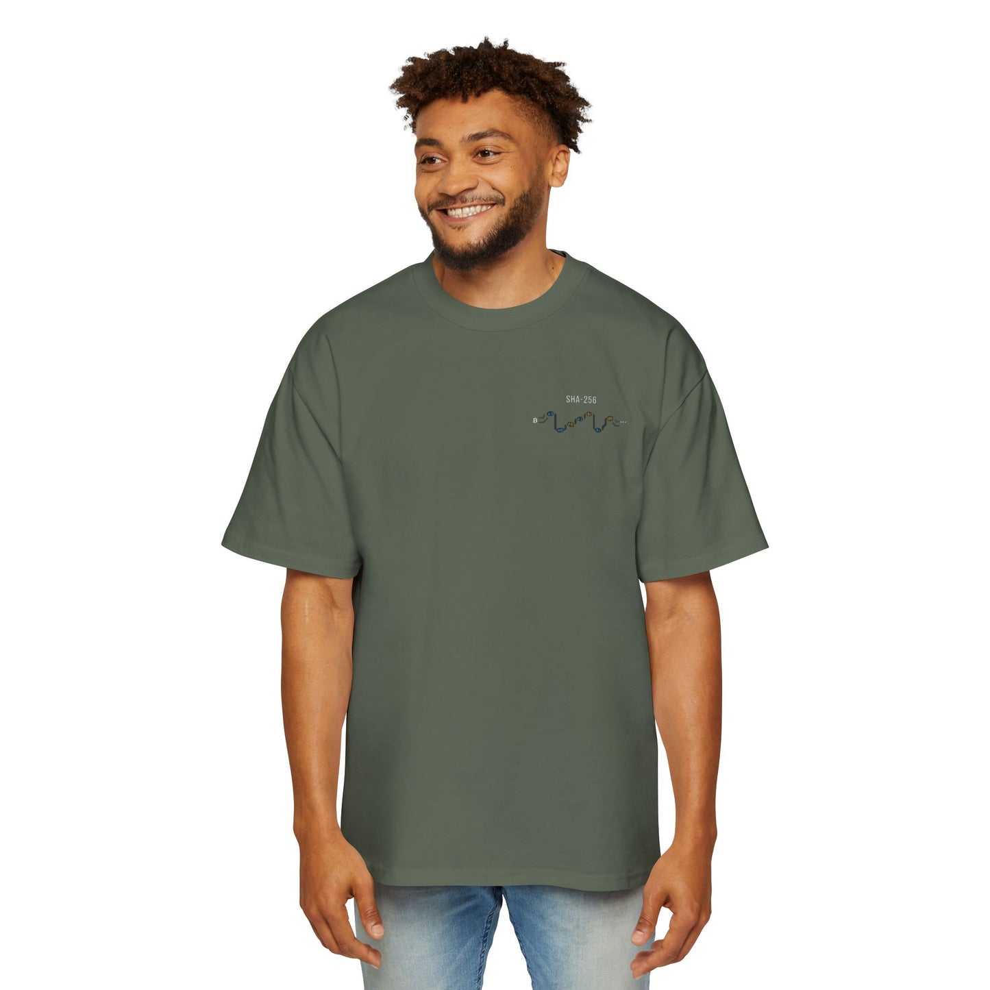 Bitcoin Genesis Block Tee — Coordinates Back & SHA-256 Front