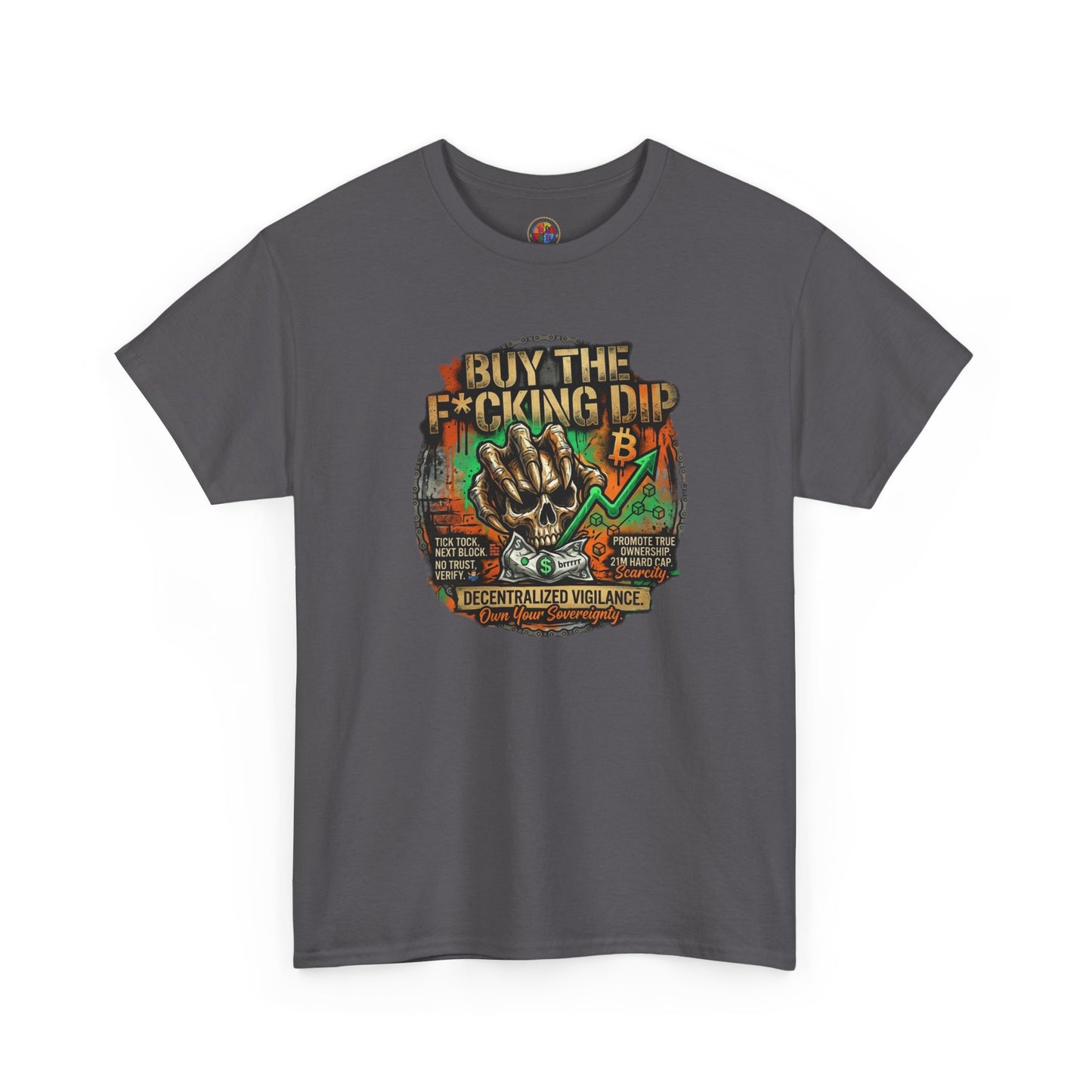 Buy The F*cking Dip Graphic Tee — Stock Market Crypto HODL Trading Shirt