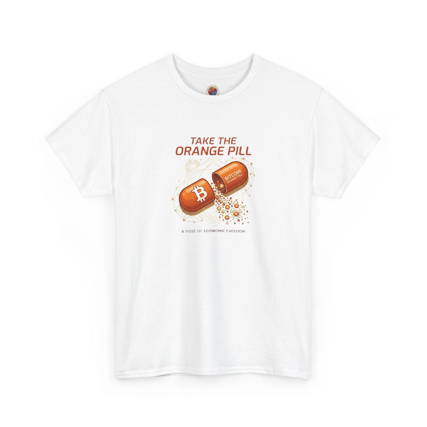 Bitcoin 'Take The Orange Pill' Graphic Tee