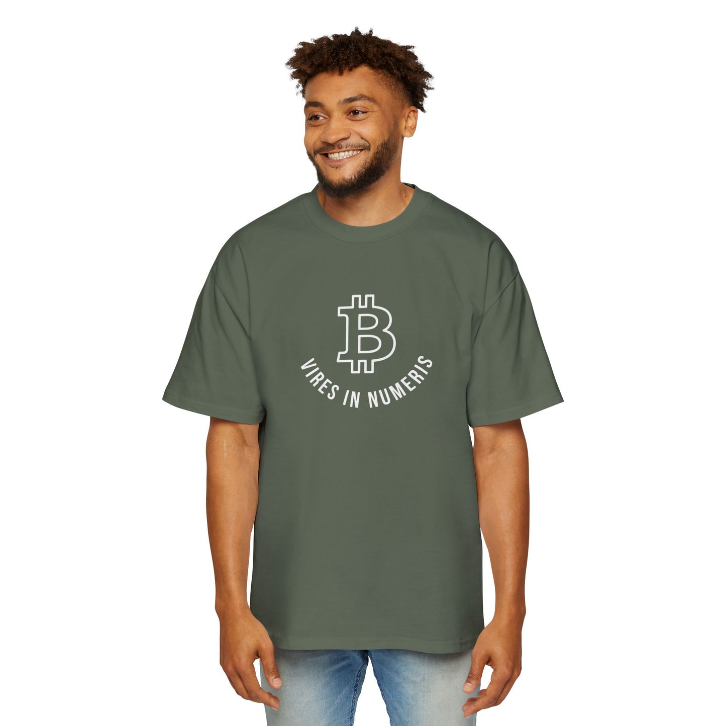 Bitcoin Maxis Tee — "Vires in Numeris" Code Graphic