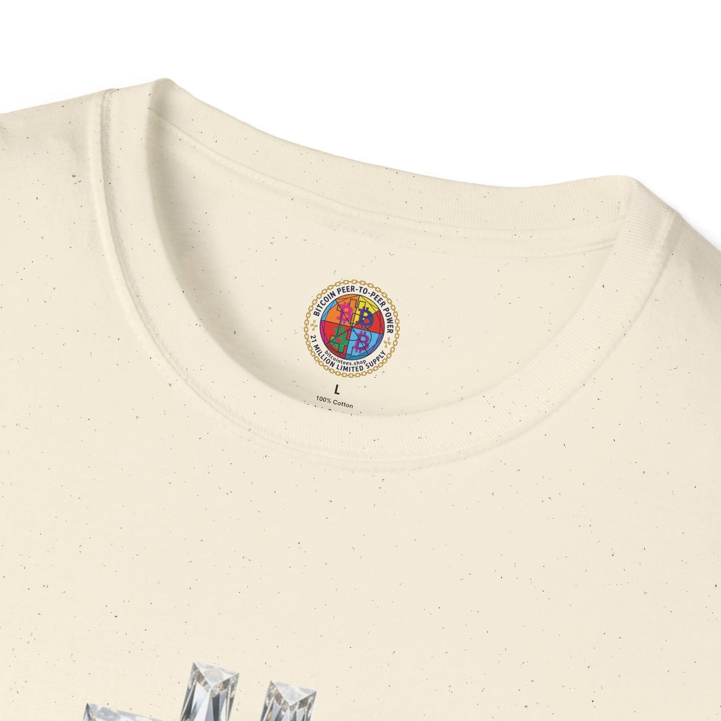 Bitcoin Diamond Forever Graphic Tee | Unisex Softstyle T-Shirt