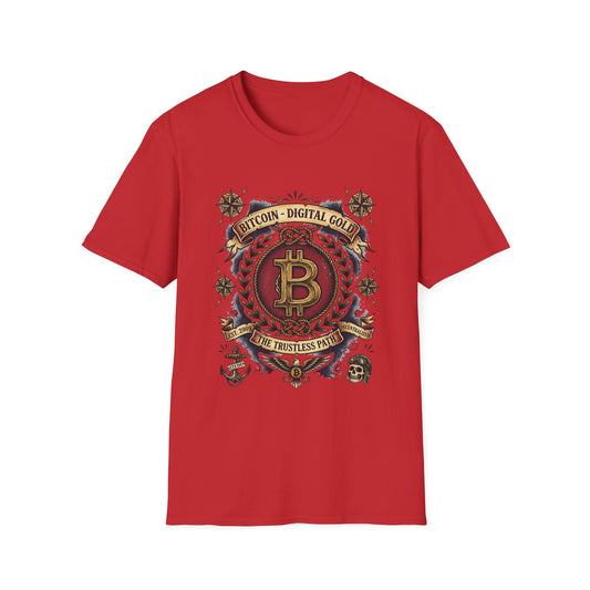 Bitcoin Crest T-Shirt — "Bitcoin: Digital Gold" Graphic Tee