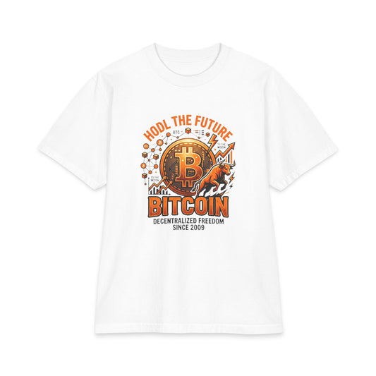 Bitcoin HODL T-Shirt — 'HODL The Future' Decentralized Freedom Tee