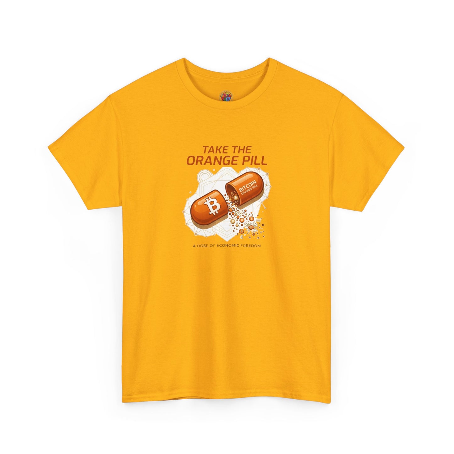 Bitcoin 'Take The Orange Pill' Graphic Tee
