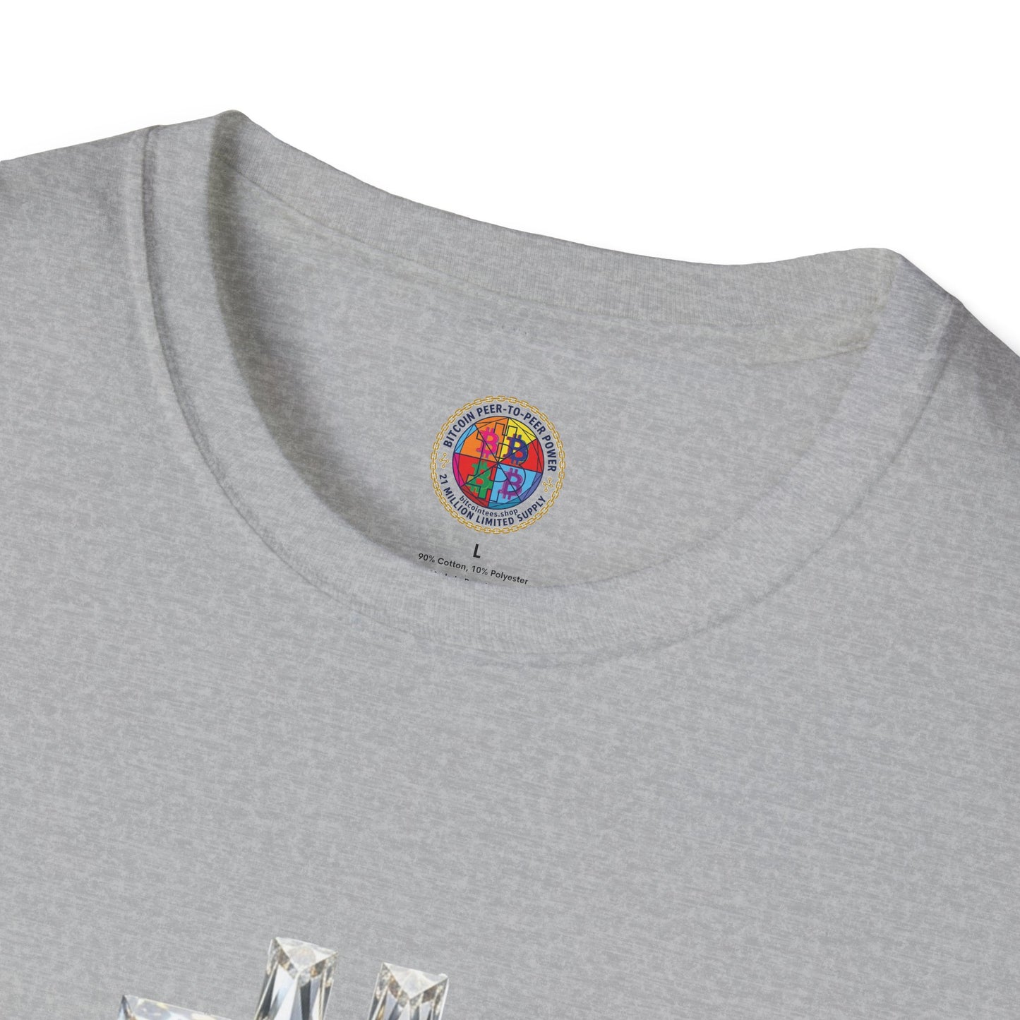 Bitcoin Diamond Forever Graphic Tee | Unisex Softstyle T-Shirt