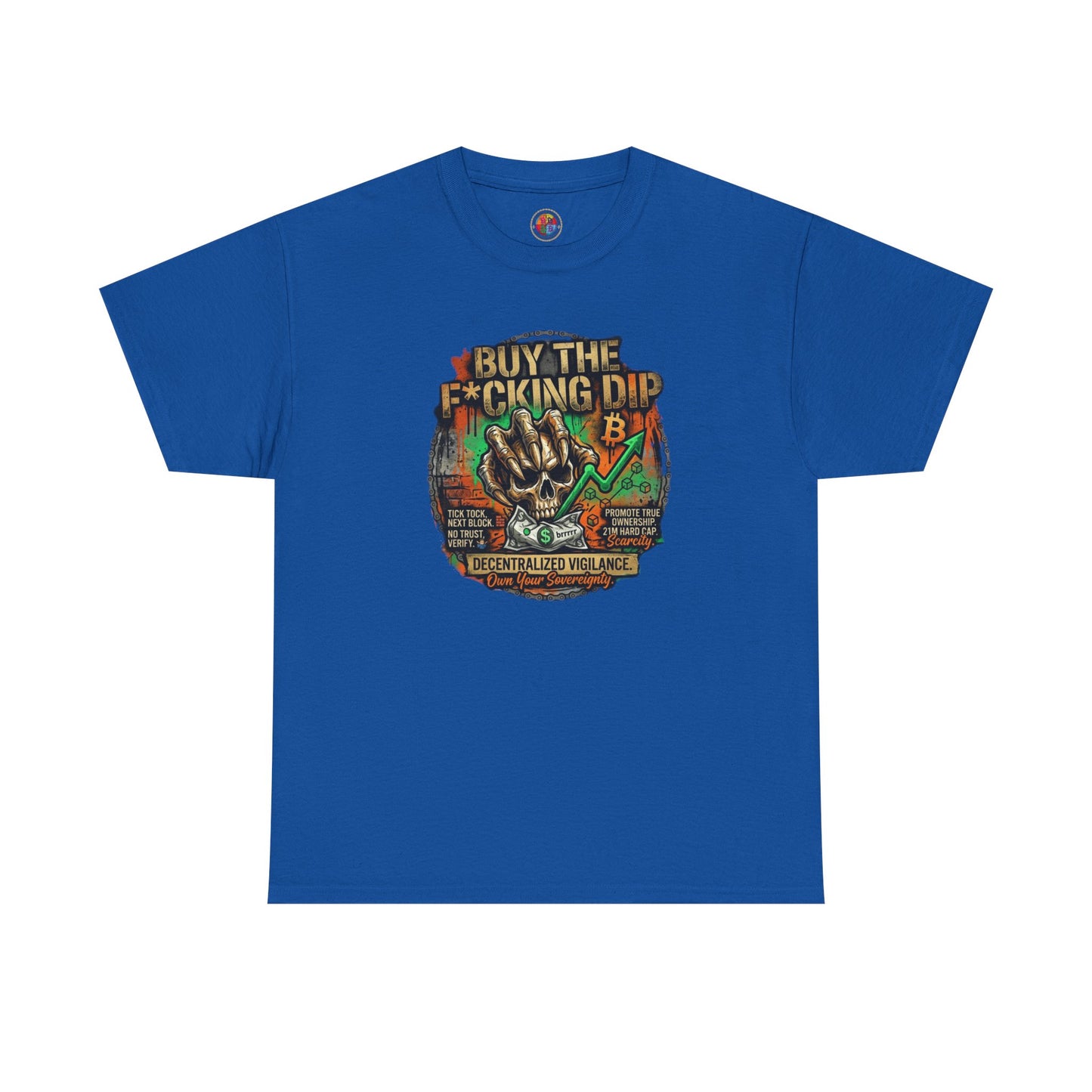 Buy The F*cking Dip Graphic Tee — Stock Market Crypto HODL Trading Shirt