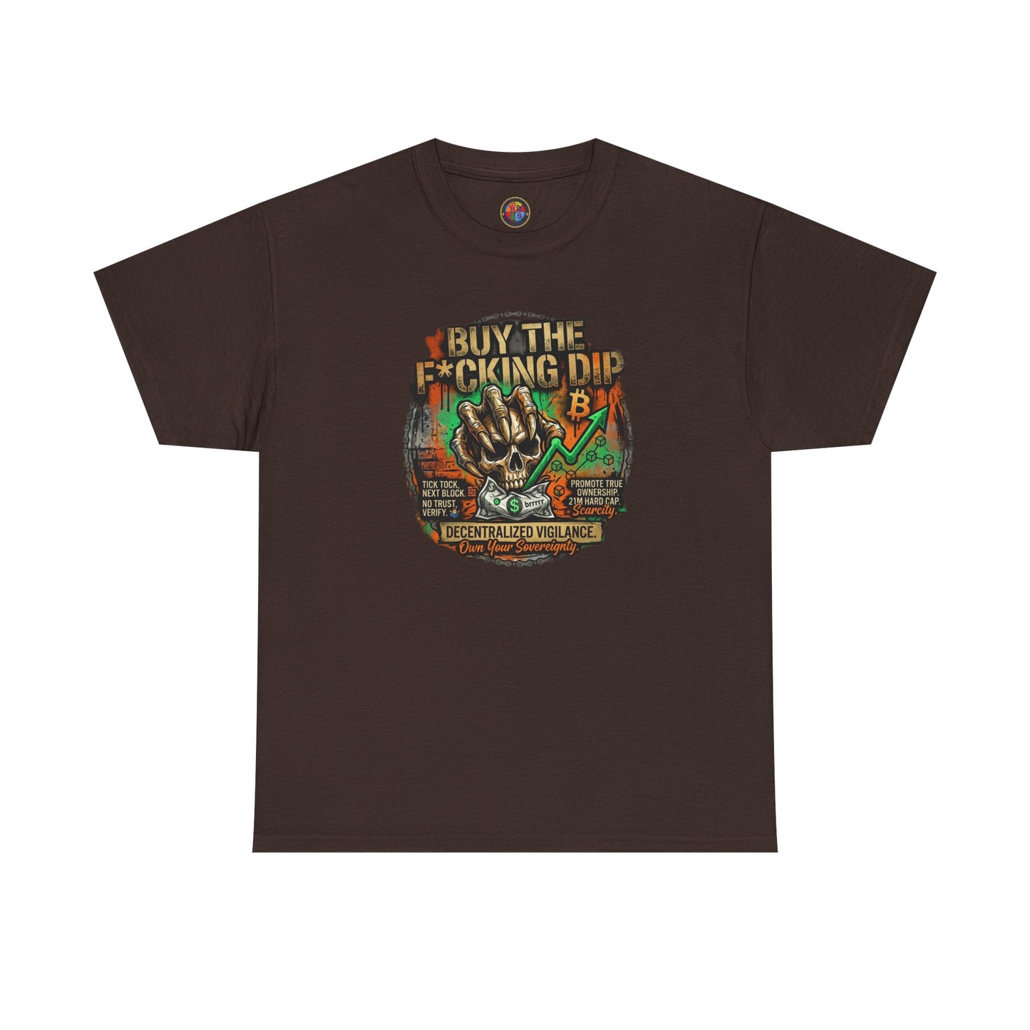 Buy The F*cking Dip Graphic Tee — Stock Market Crypto HODL Trading Shirt