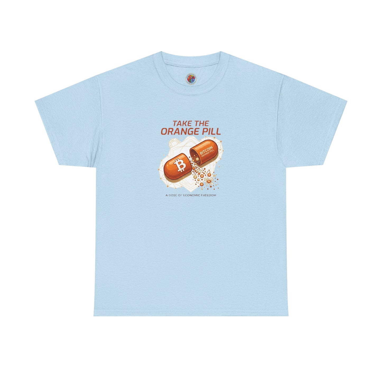 Bitcoin 'Take The Orange Pill' Graphic Tee