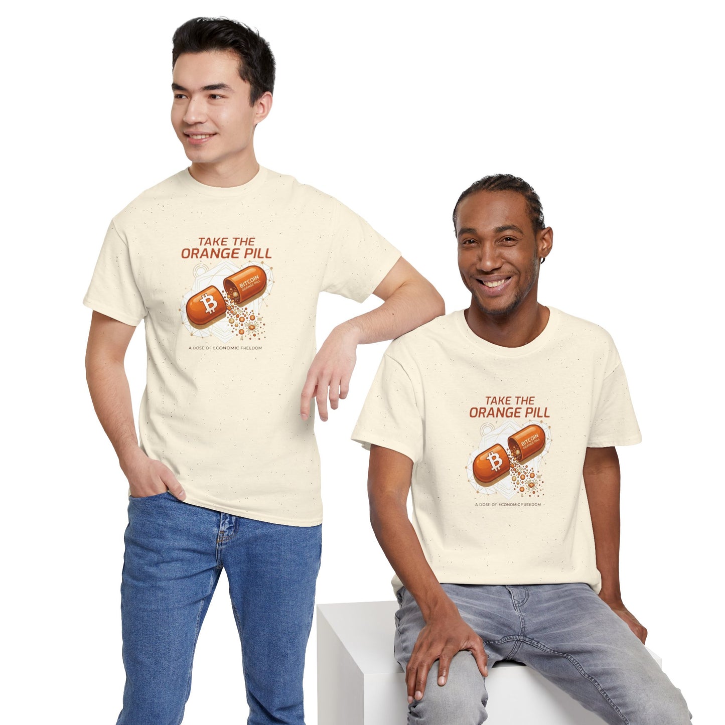 Bitcoin 'Take The Orange Pill' Graphic Tee
