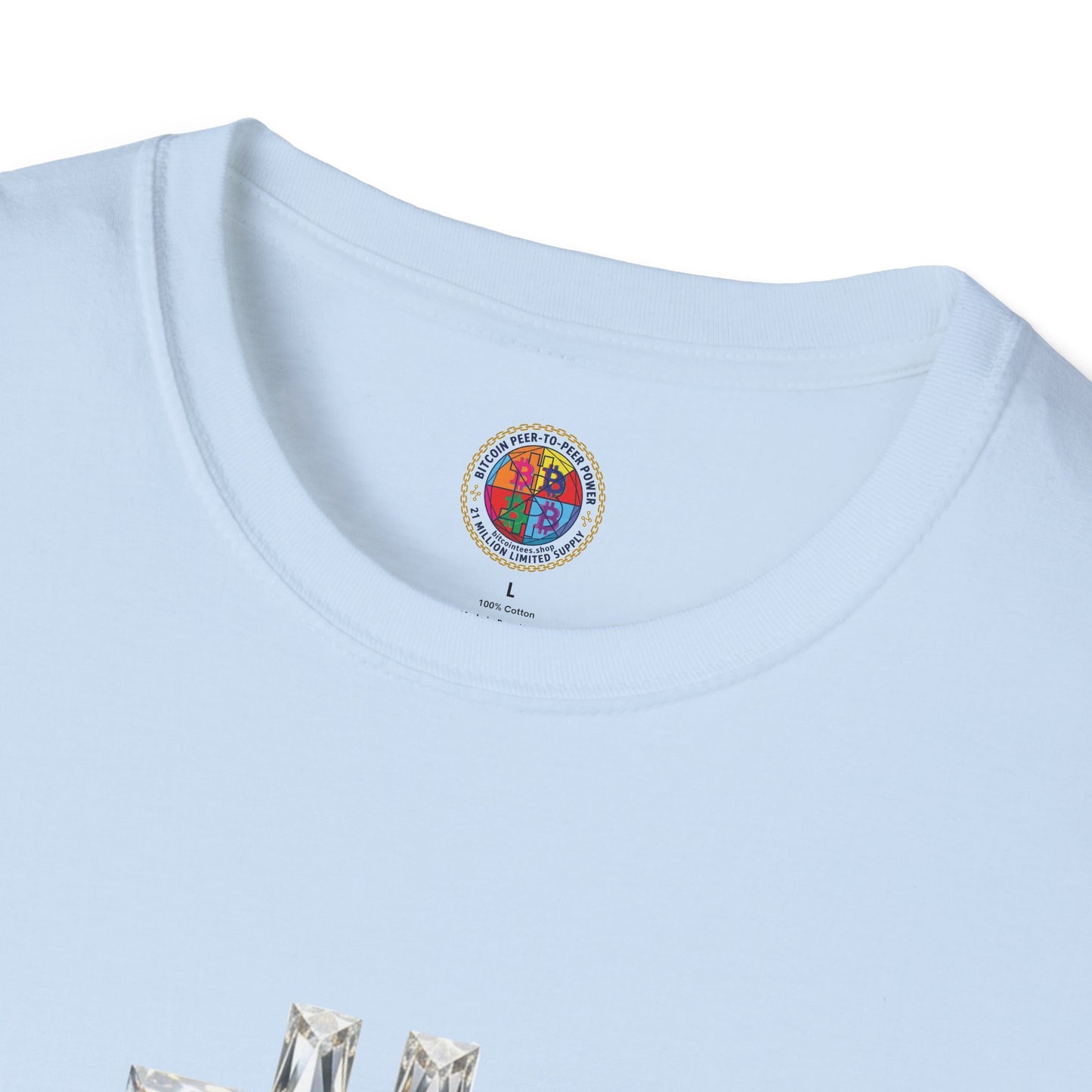 Bitcoin Diamond Forever Graphic Tee | Unisex Softstyle T-Shirt