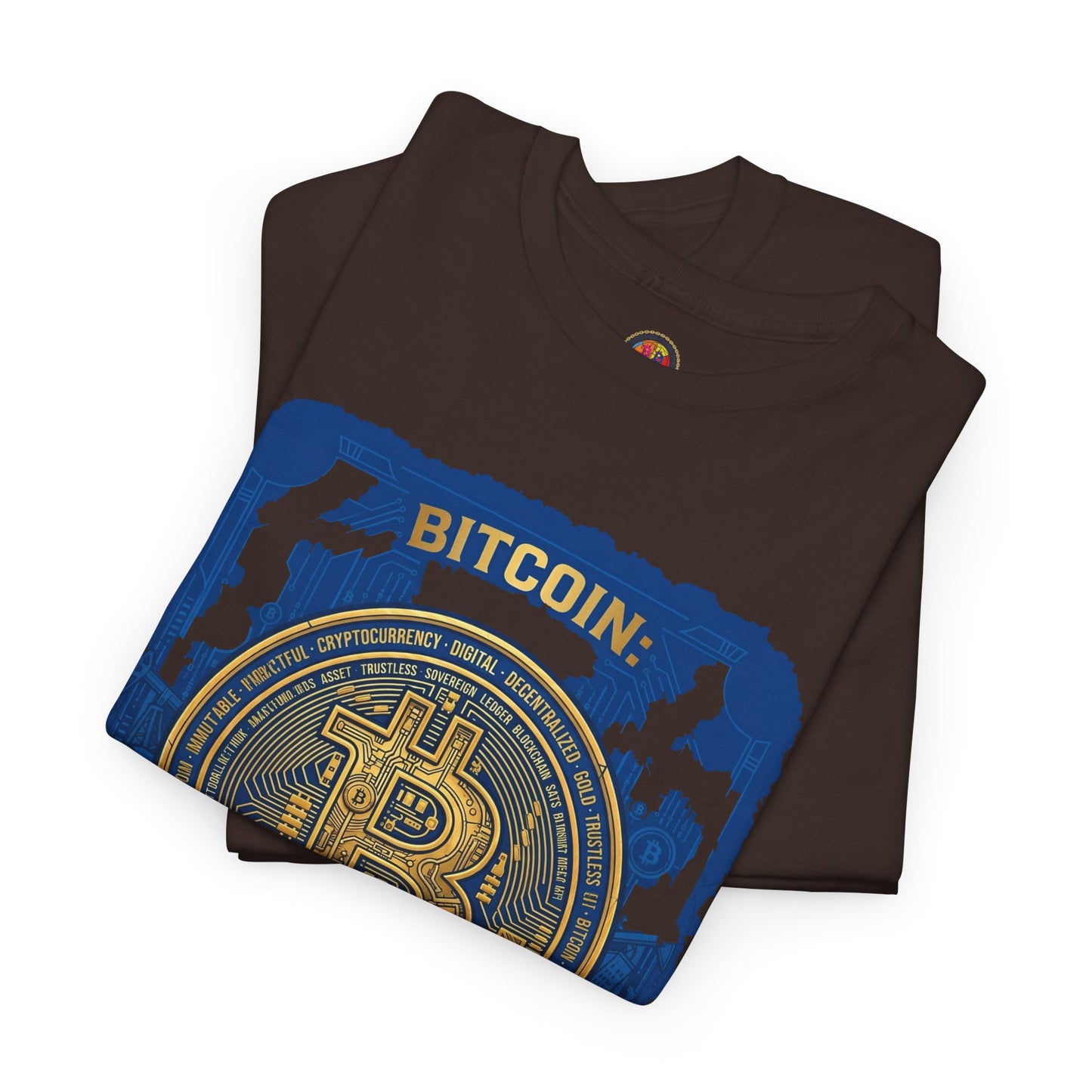 Bitcoin Vintage Coin Graphic Tee — Crypto Enthusiast T-Shirt