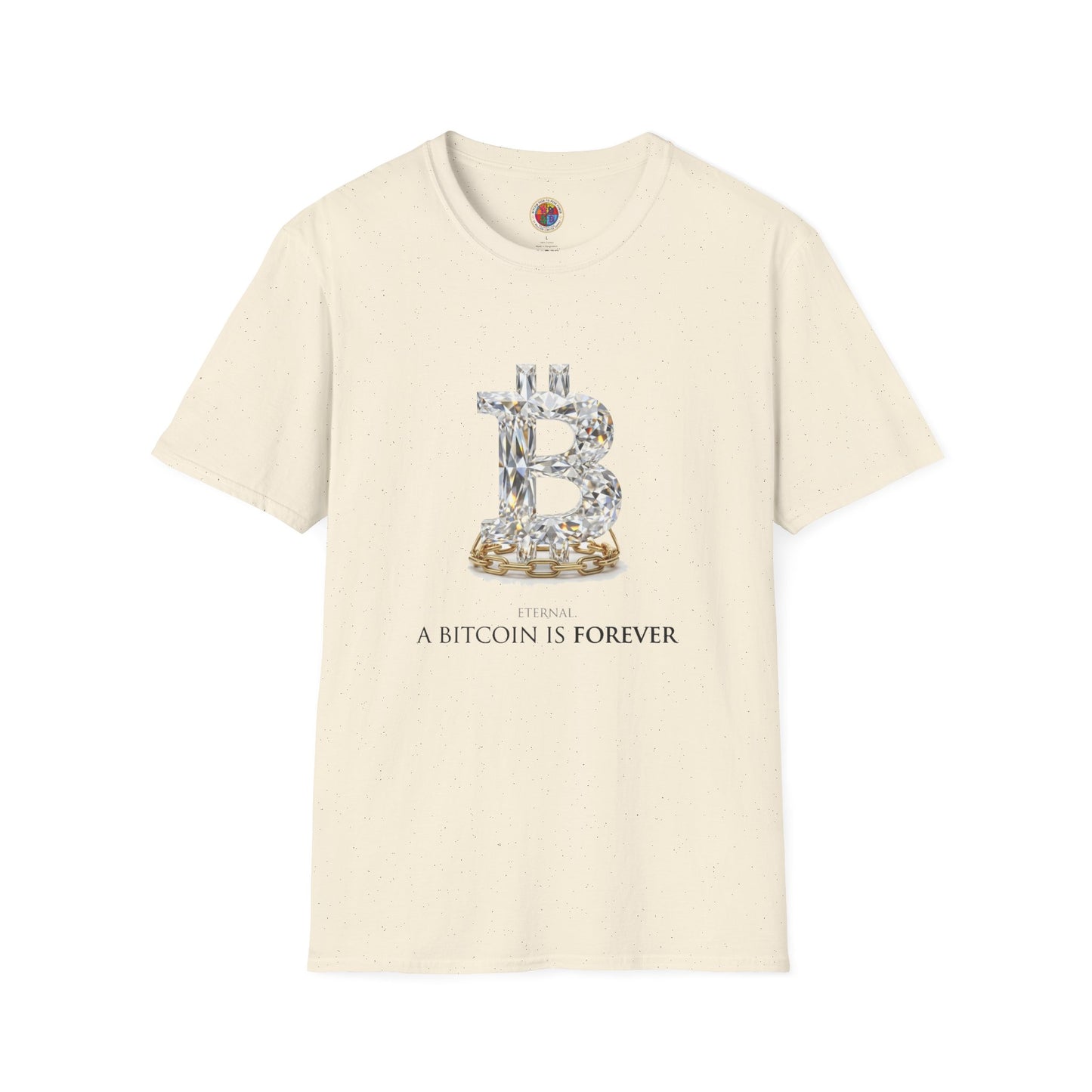 Bitcoin Diamond Forever Graphic Tee | Unisex Softstyle T-Shirt