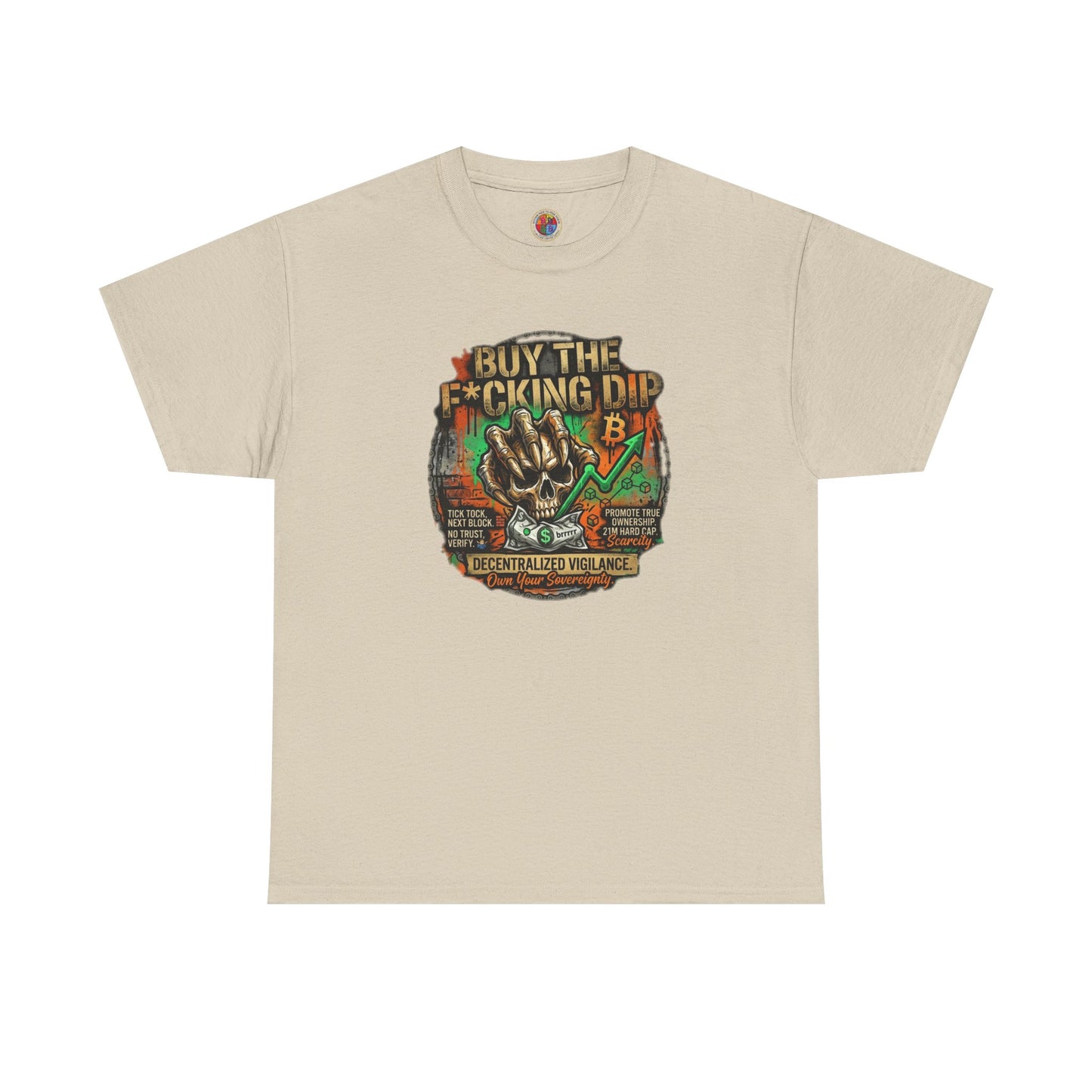Buy The F*cking Dip Graphic Tee — Stock Market Crypto HODL Trading Shirt