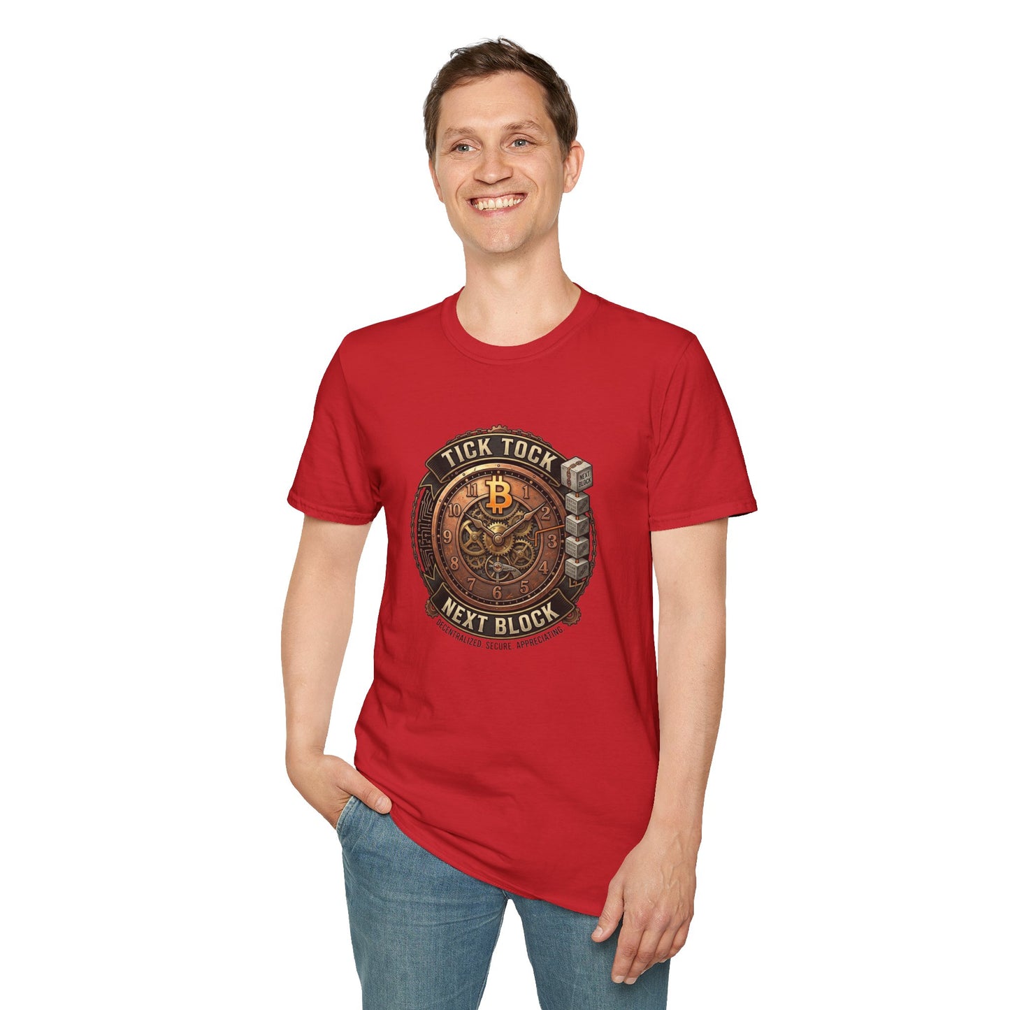 Bitcoin 'Tick Tock Next Block' T-Shirt