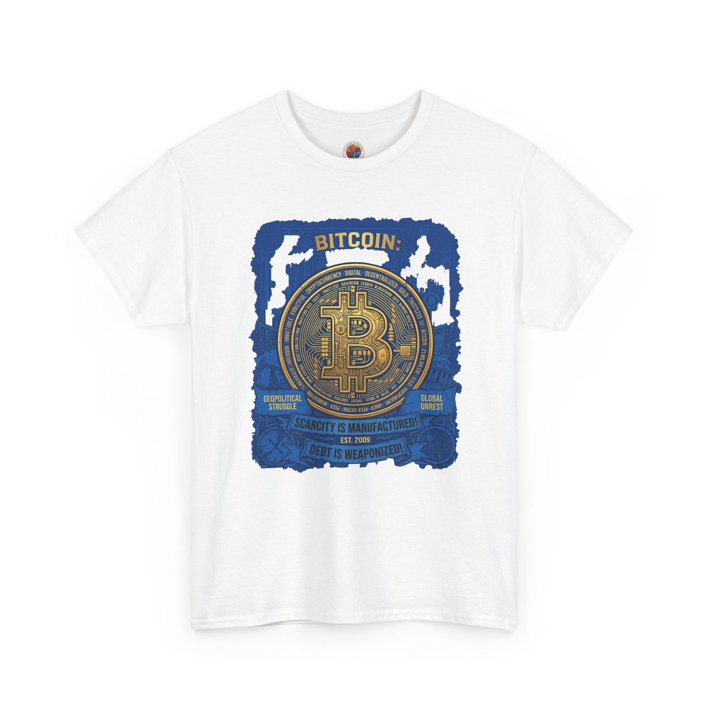 Bitcoin Vintage Coin Graphic Tee — Crypto Enthusiast T-Shirt