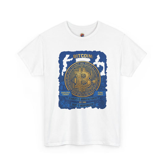 Bitcoin Vintage Coin Graphic Tee — Crypto Enthusiast T-Shirt