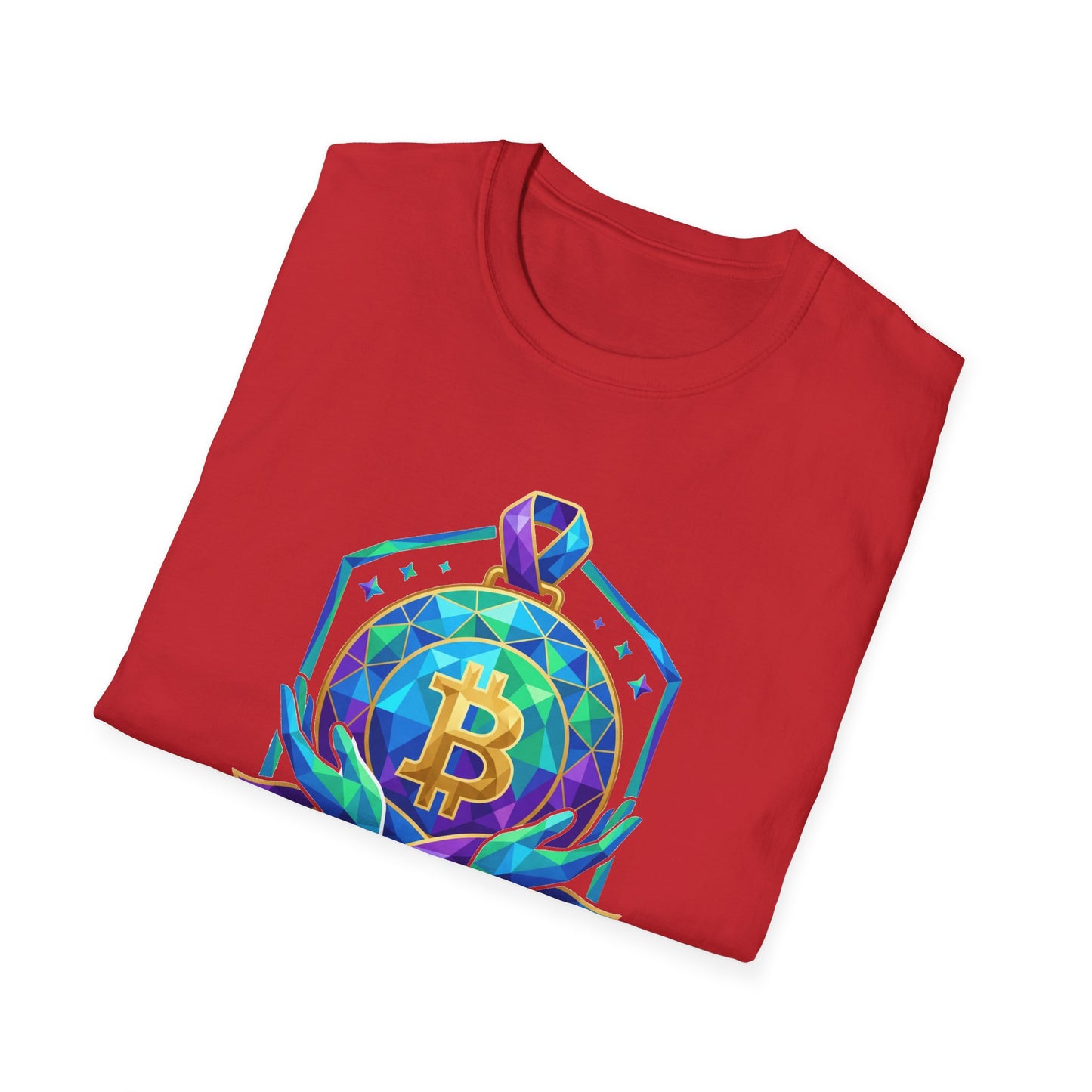 Bitcoin Diamond Hands Award T-Shirt — Crypto Investor Graphic Tee
