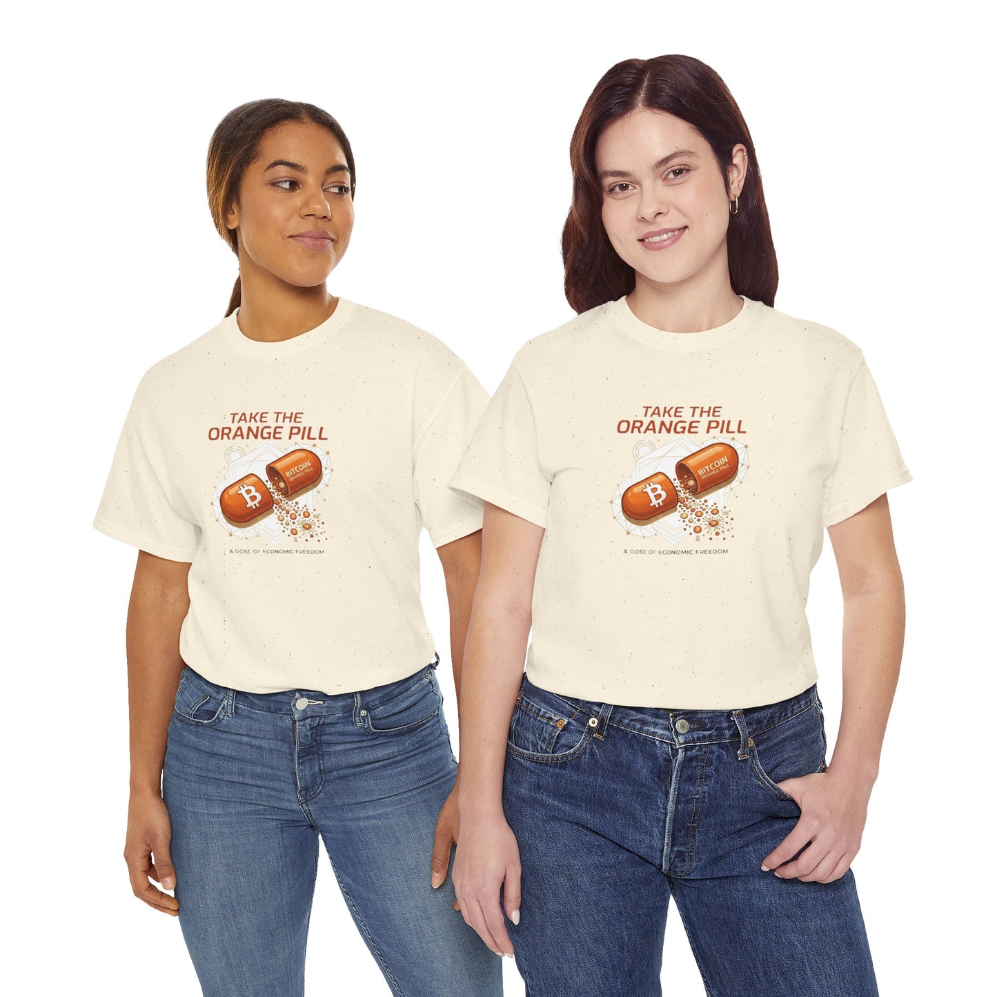 Bitcoin 'Take The Orange Pill' Graphic Tee