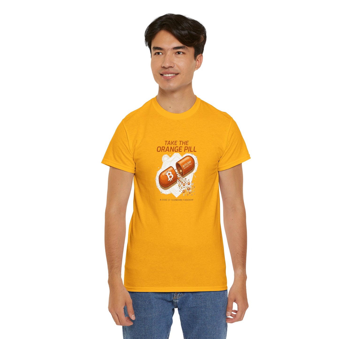 Bitcoin 'Take The Orange Pill' Graphic Tee