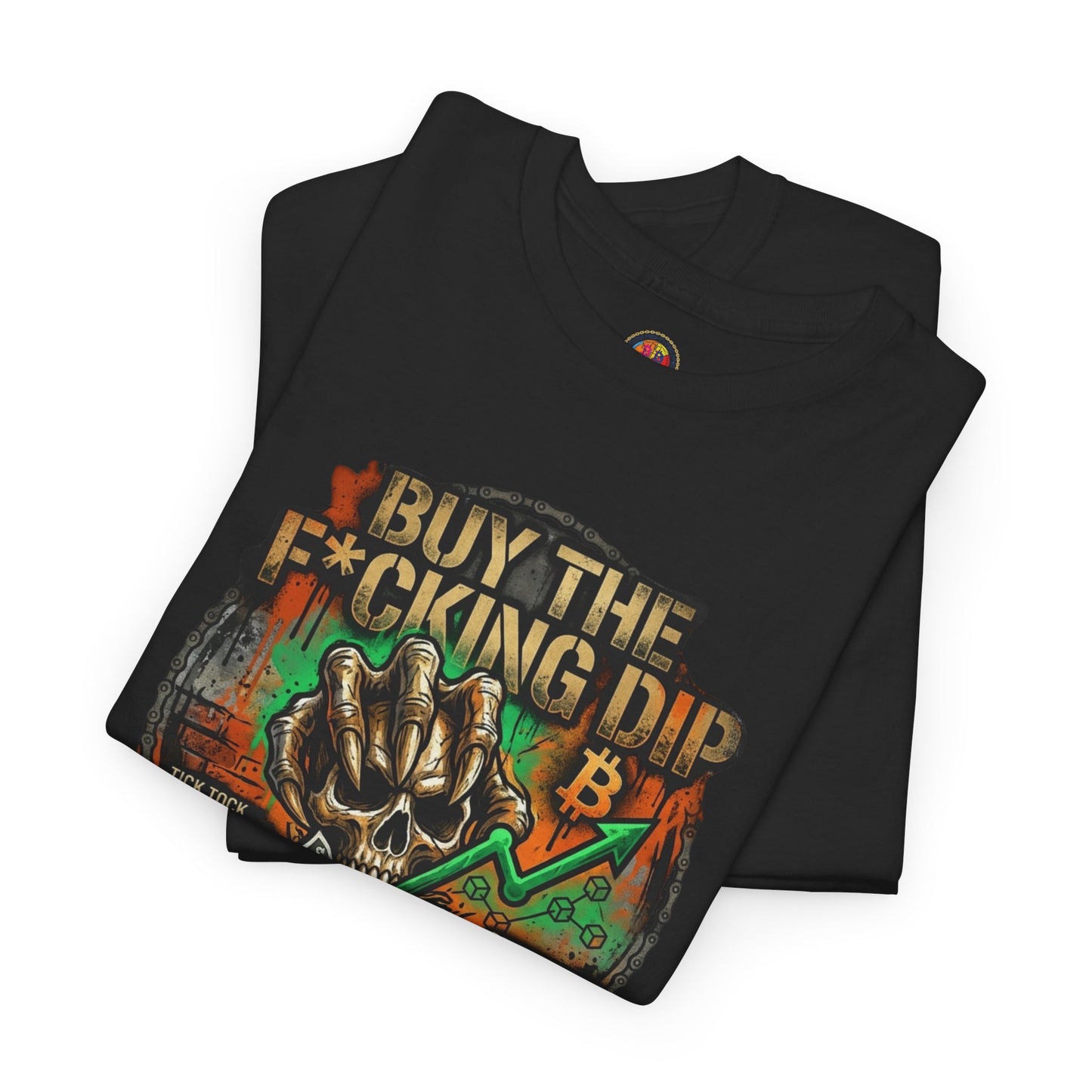 Buy The F*cking Dip Graphic Tee — Stock Market Crypto HODL Trading Shirt