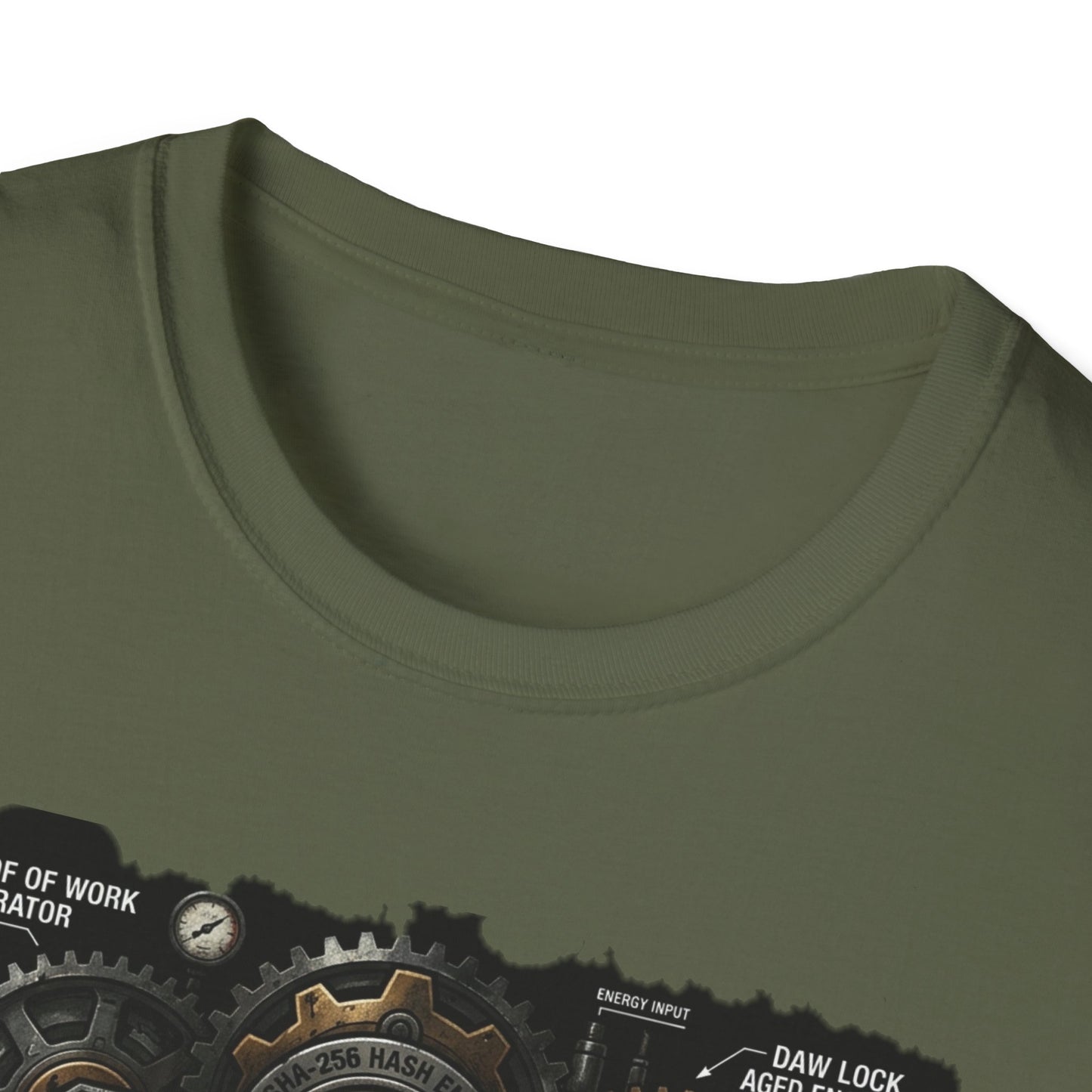 Bitcoin Proof of Work T-Shirt — Crypto Miner Vintage Graphic Tee