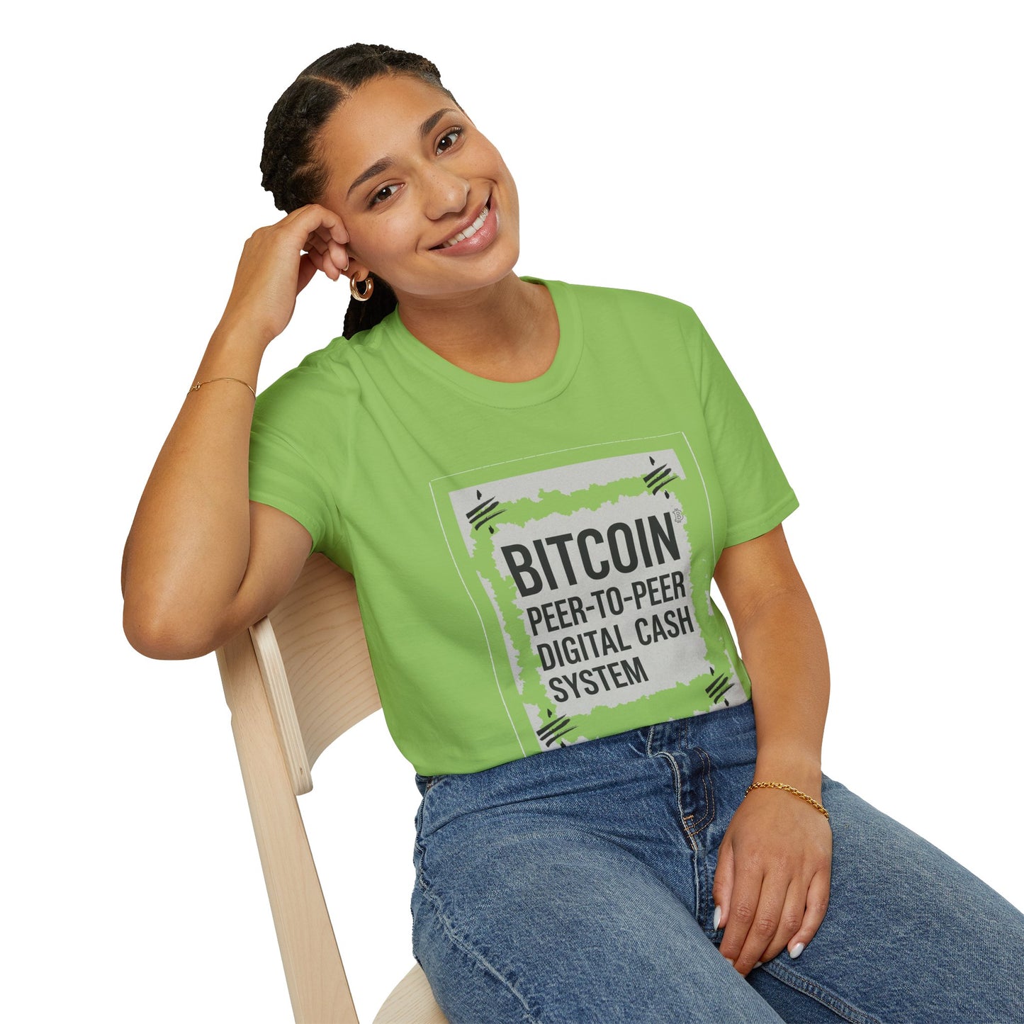Bitcoin Peer-to-Peer Digital Cash System T-Shirt
