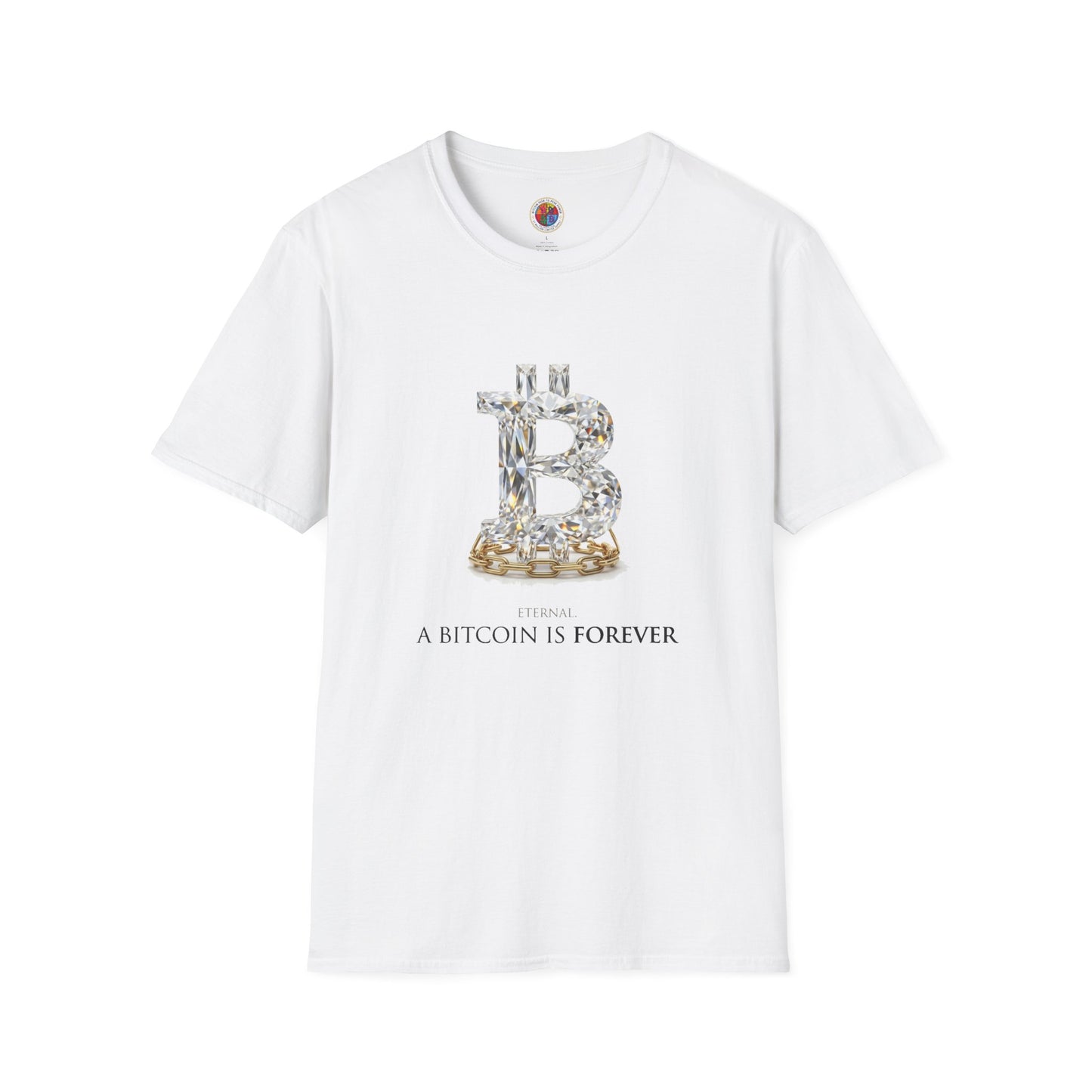 Bitcoin Diamond Forever Graphic Tee | Unisex Softstyle T-Shirt