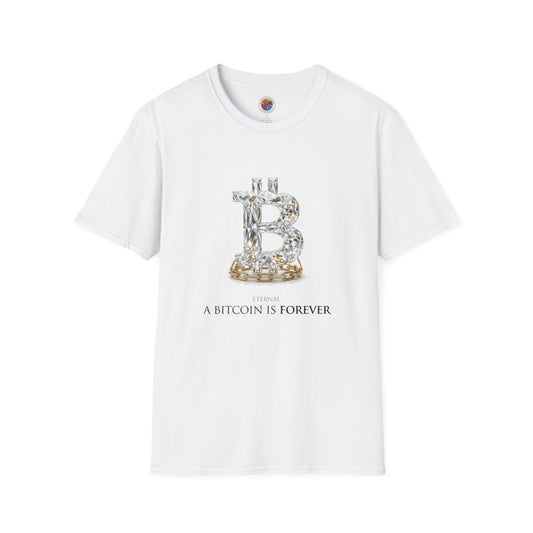 Bitcoin Diamond Forever Graphic Tee | Unisex Softstyle T-Shirt