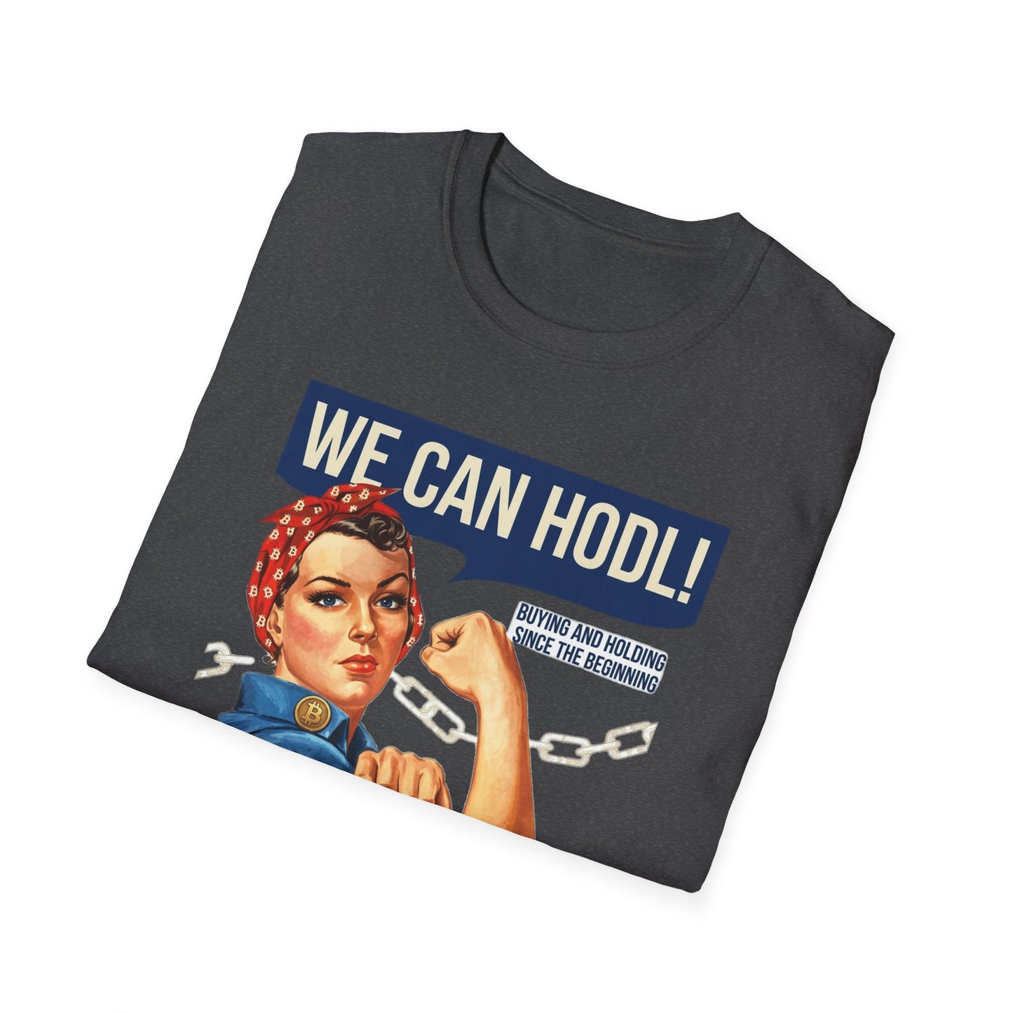 HODL Rosie T-Shirt – We Can HODL! Crypto Investor Retro Tee