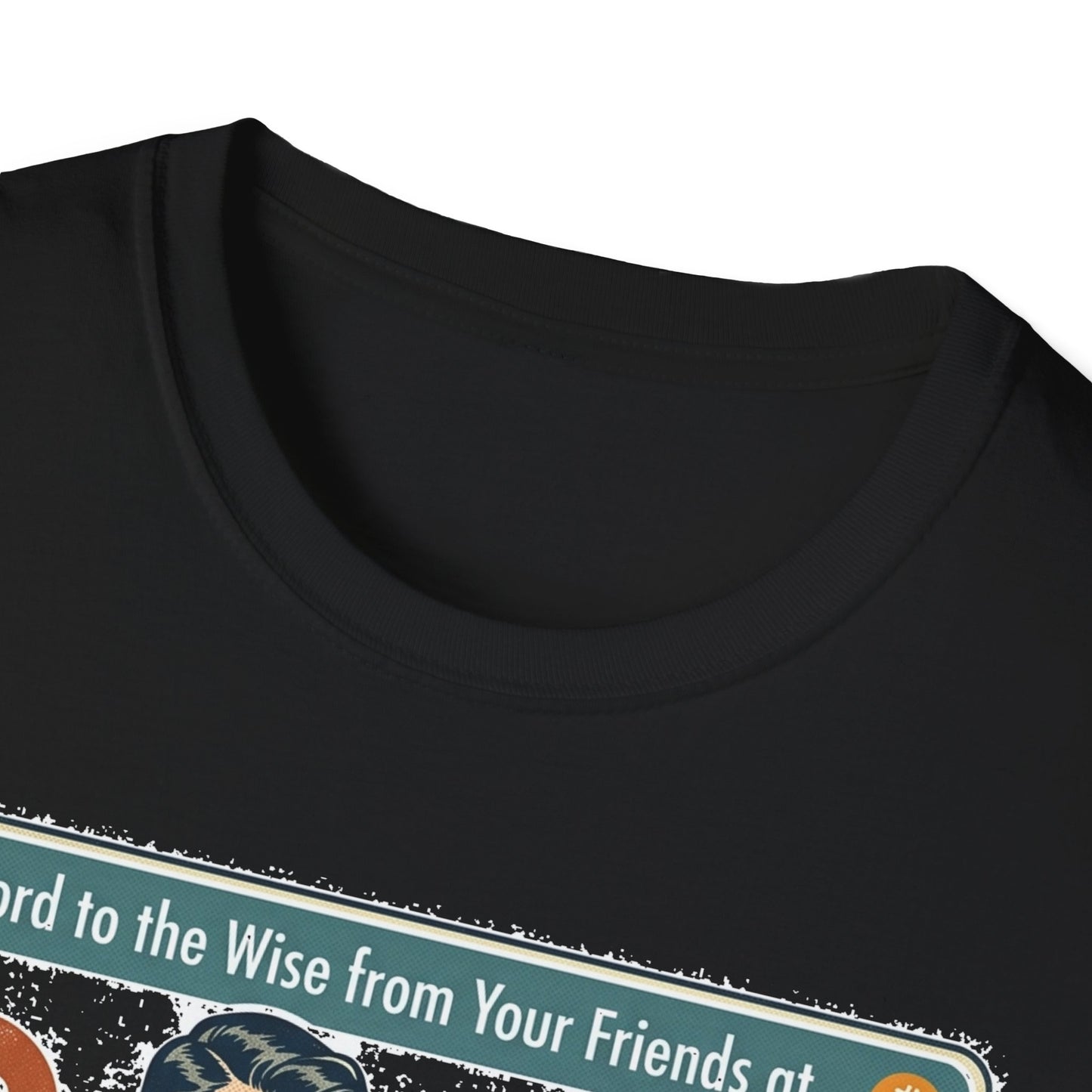Bitcoin Retro Safety Tee — "Not Your Keys, Not Your Coins!"