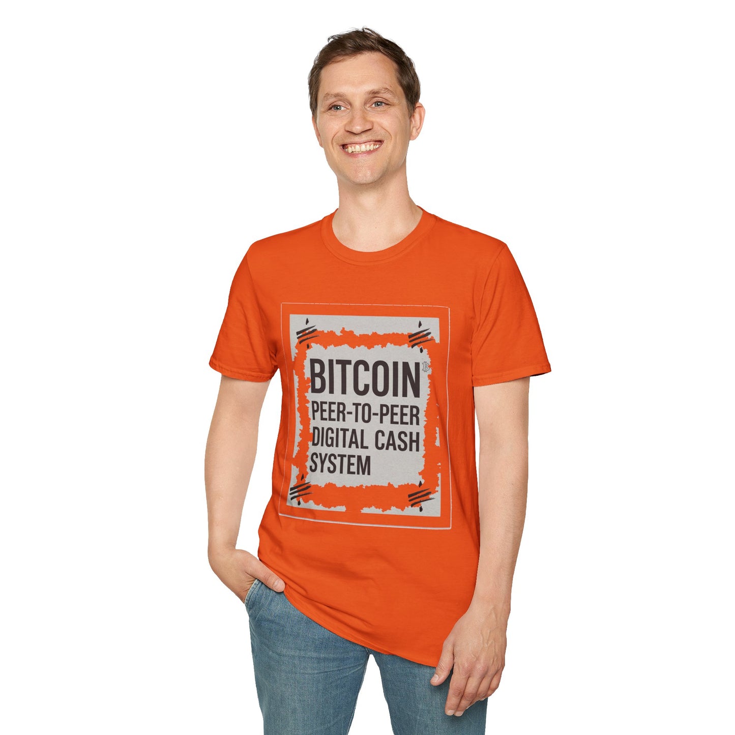 Bitcoin Peer-to-Peer Digital Cash System T-Shirt