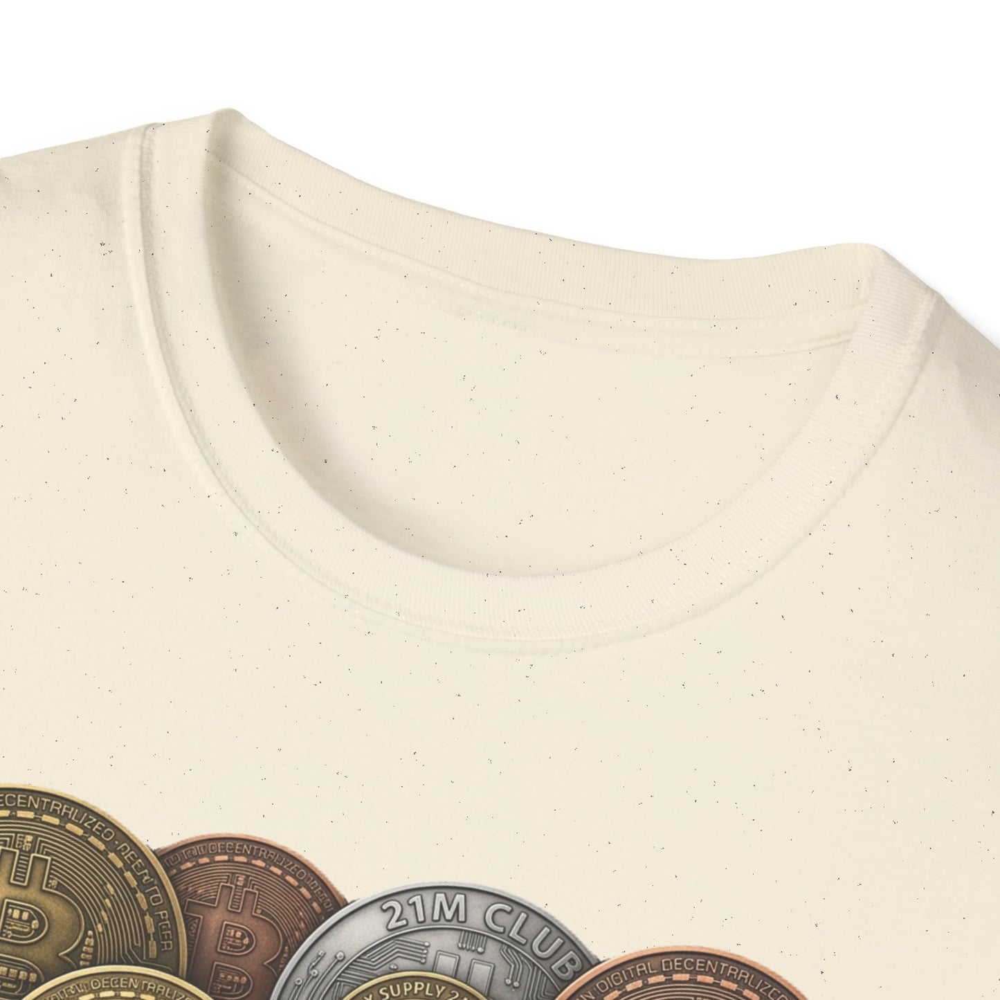 21M Club Coins Stack T-Shirt — Bitcoin & Altcoin Vintage Coins Tee