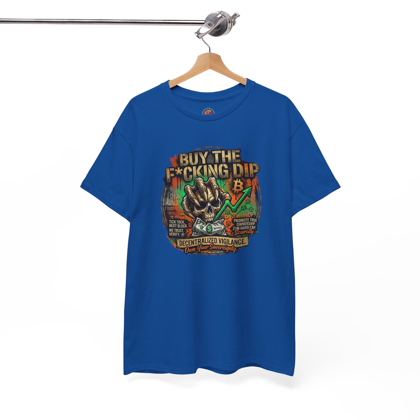 Buy The F*cking Dip Graphic Tee — Stock Market Crypto HODL Trading Shirt