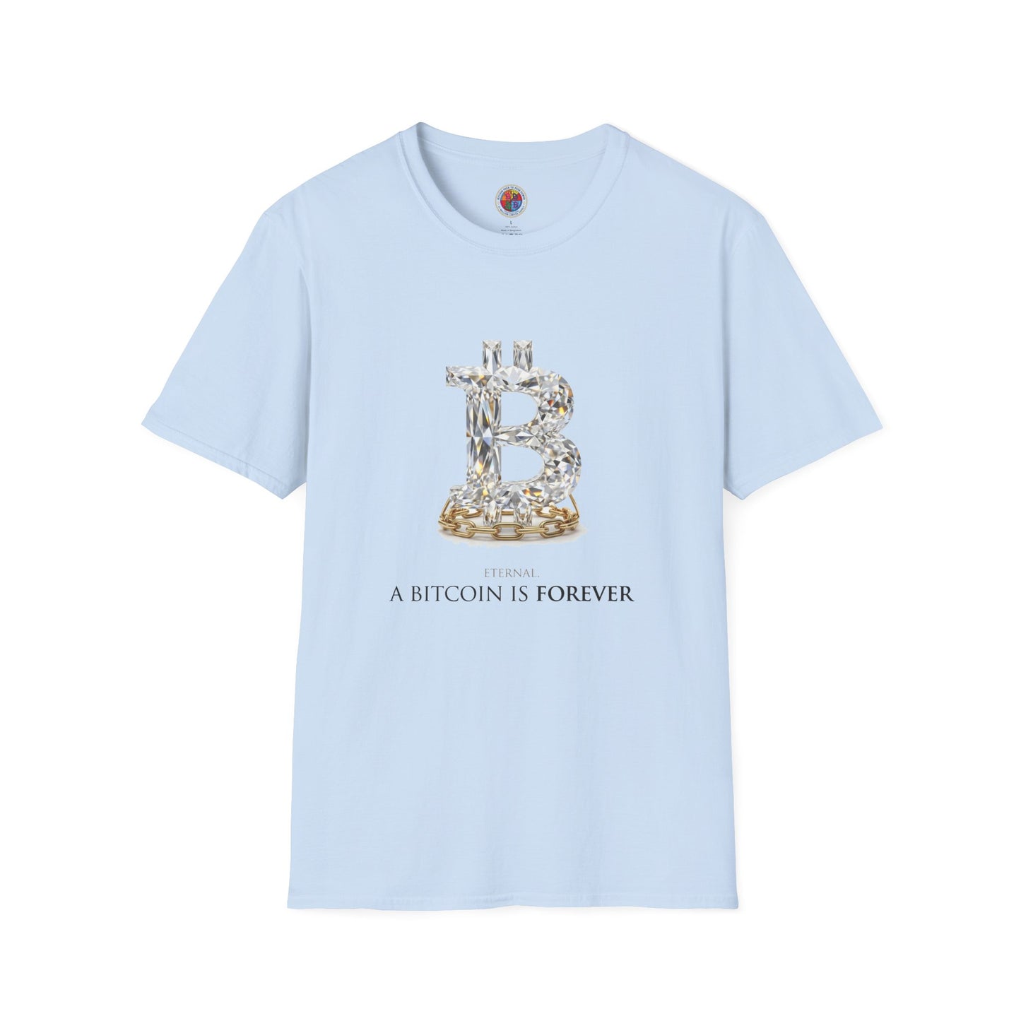 Bitcoin Diamond Forever Graphic Tee | Unisex Softstyle T-Shirt