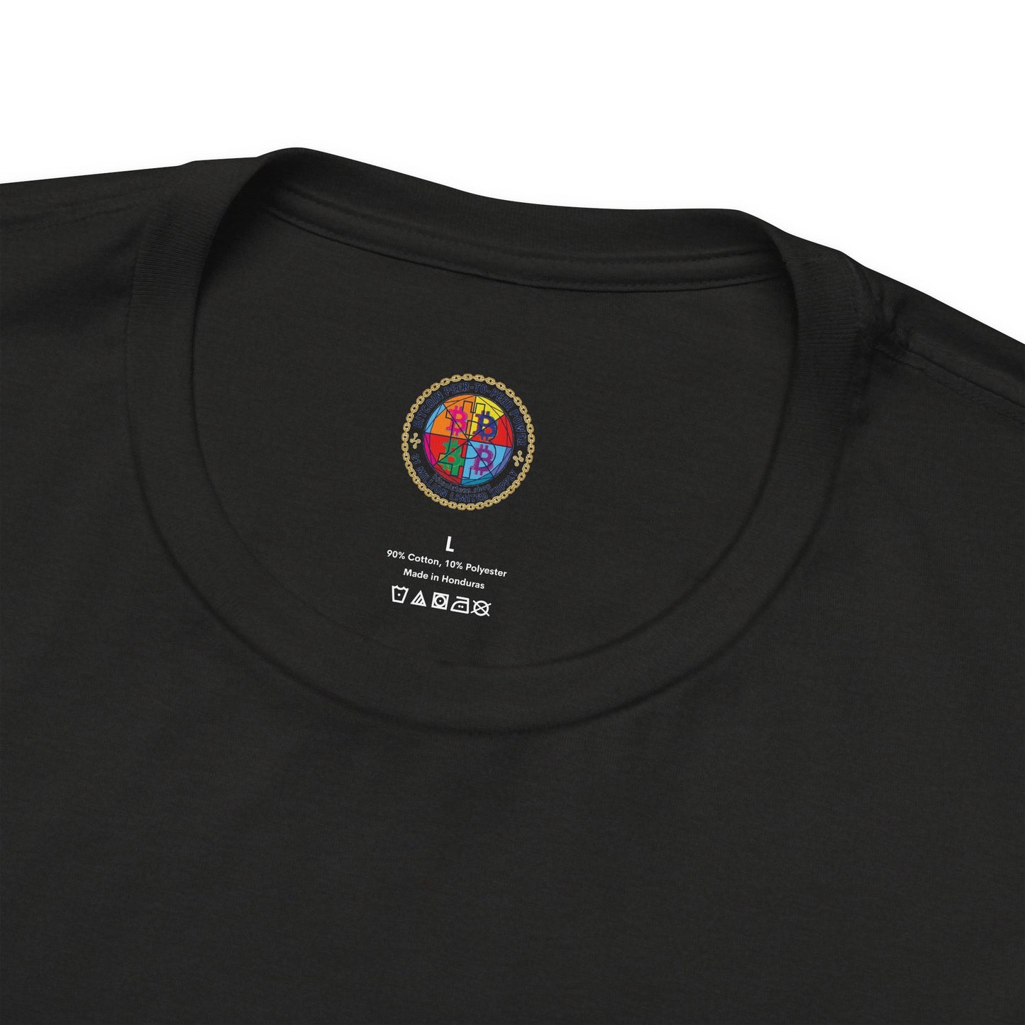 Bitcoin Growth Cartoon Tee — Crypto Stairs Illustration T-Shirt