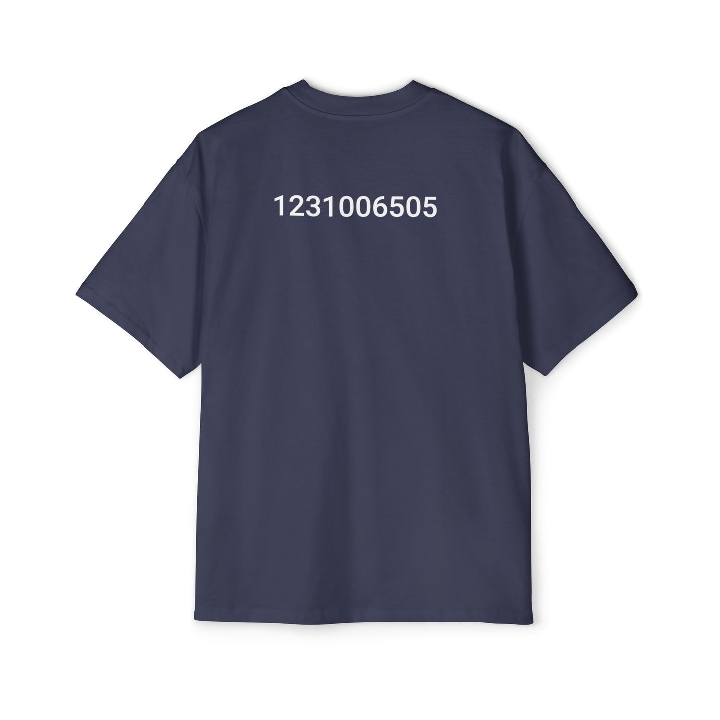 Genesis Block Unix 1231006505 Timestamp Men's Tee — Bitcoin History Timestamp T-Shirt