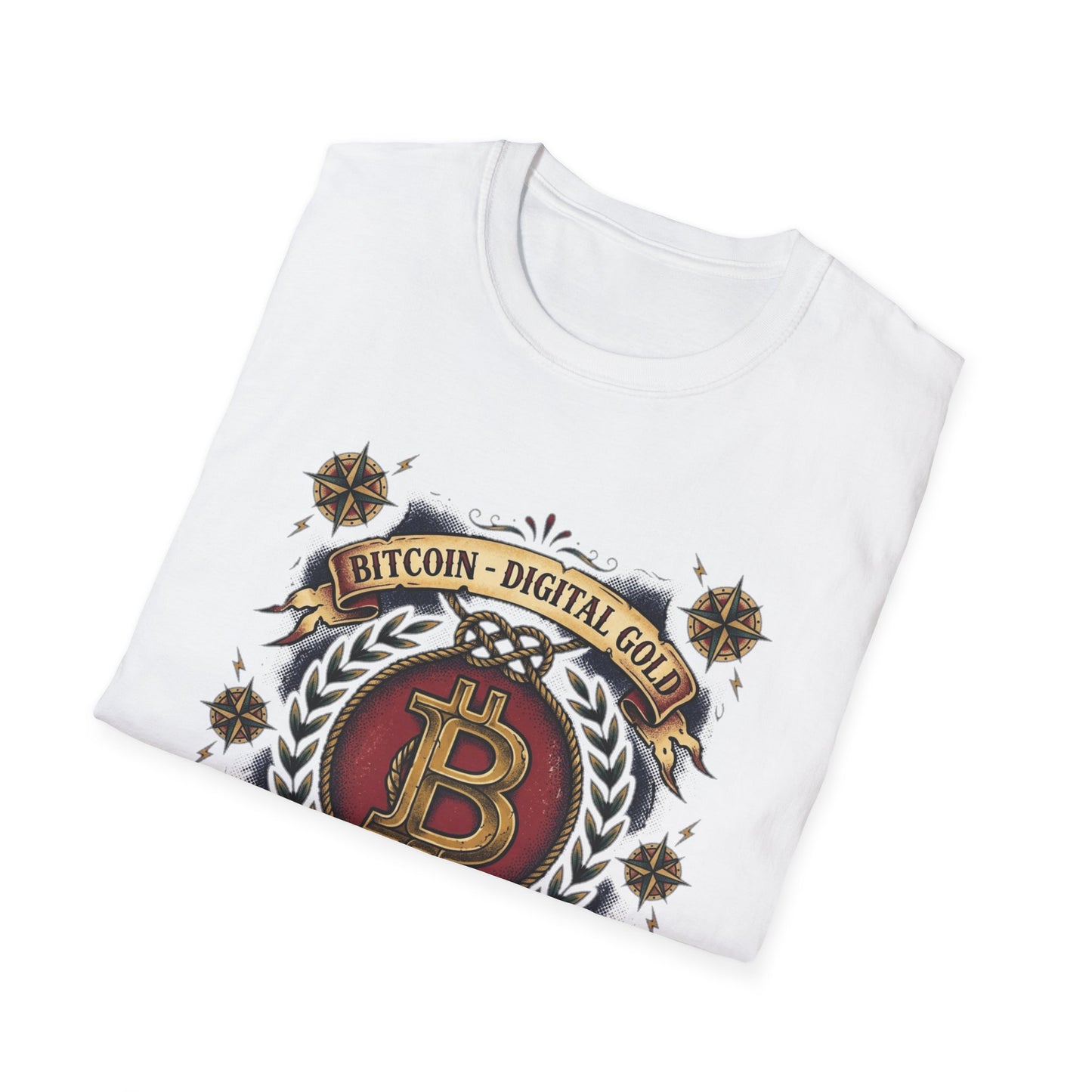 Bitcoin Crest T-Shirt — "Bitcoin: Digital Gold" Graphic Tee