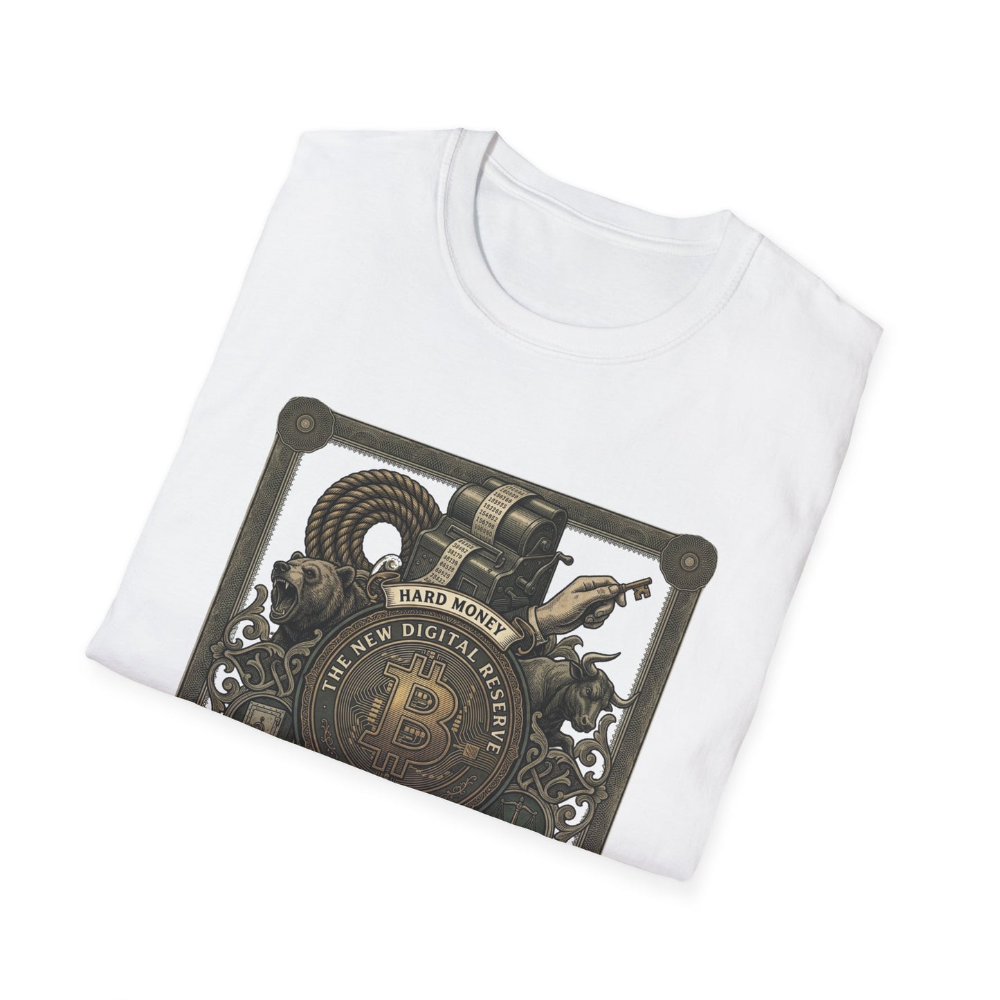 Bitcoin Steampunk T-Shirt — Vintage Crypto Emblem Tee