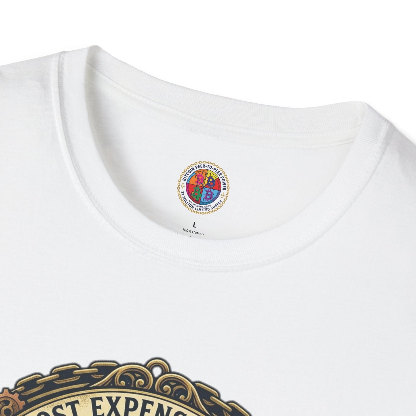 Bitcoin Vintage Key & Vault T-Shirt — "Secure Yours" Cryptocurrency Graphic Tee