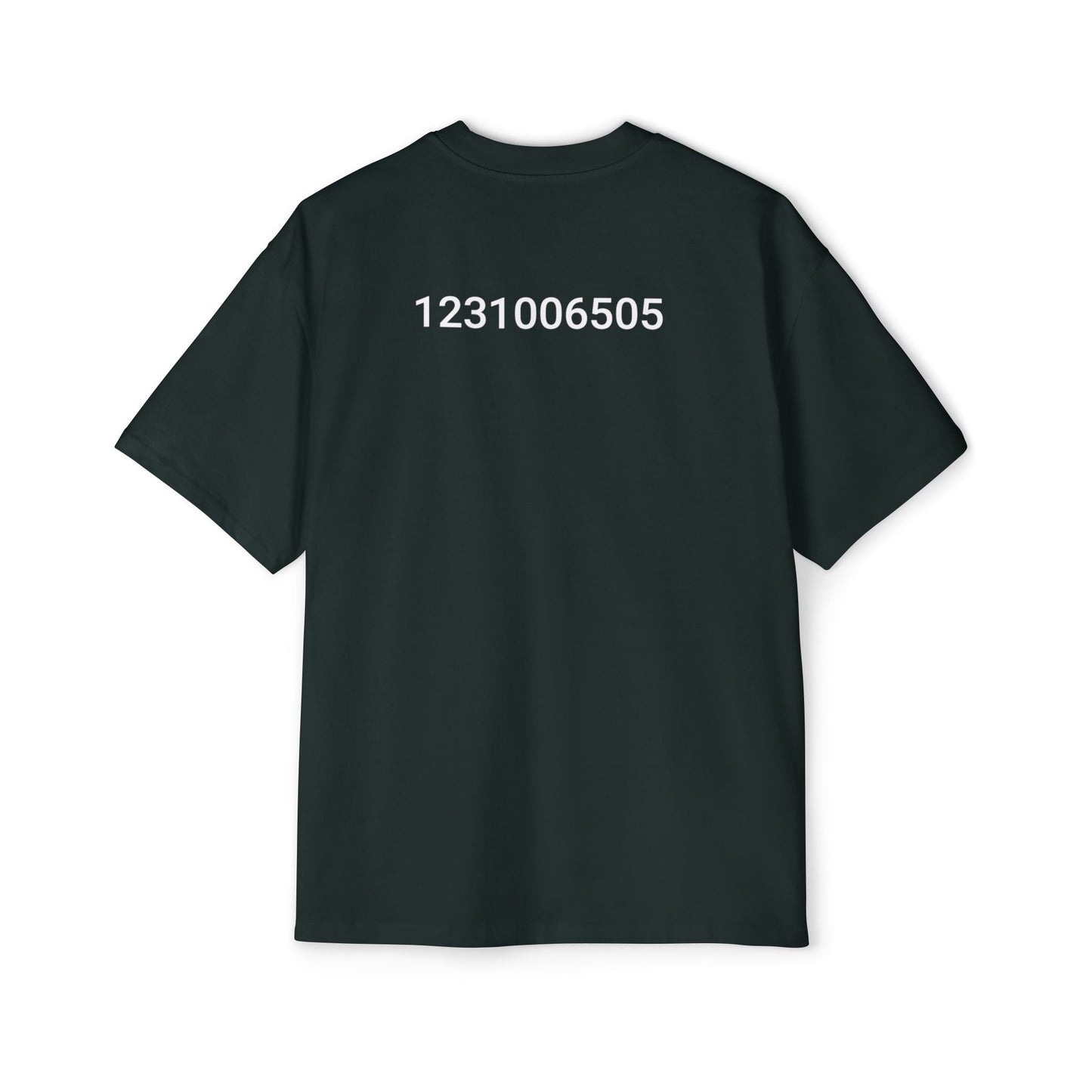 Genesis Block Unix 1231006505 Timestamp Men's Tee — Bitcoin History Timestamp T-Shirt