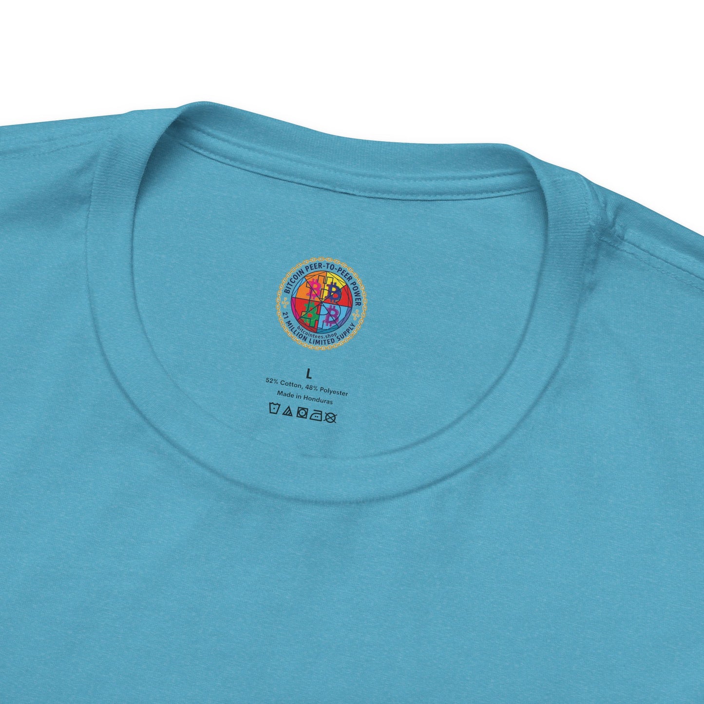 Bitcoin Growth Cartoon Tee — Crypto Stairs Illustration T-Shirt