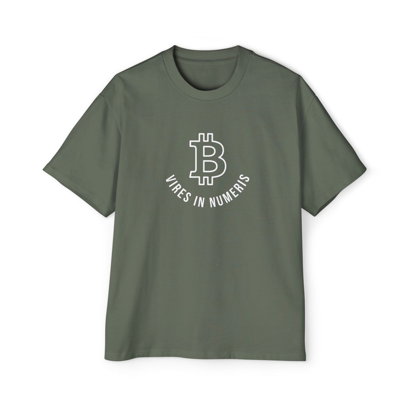 Bitcoin Maxis Tee — "Vires in Numeris" Code Graphic