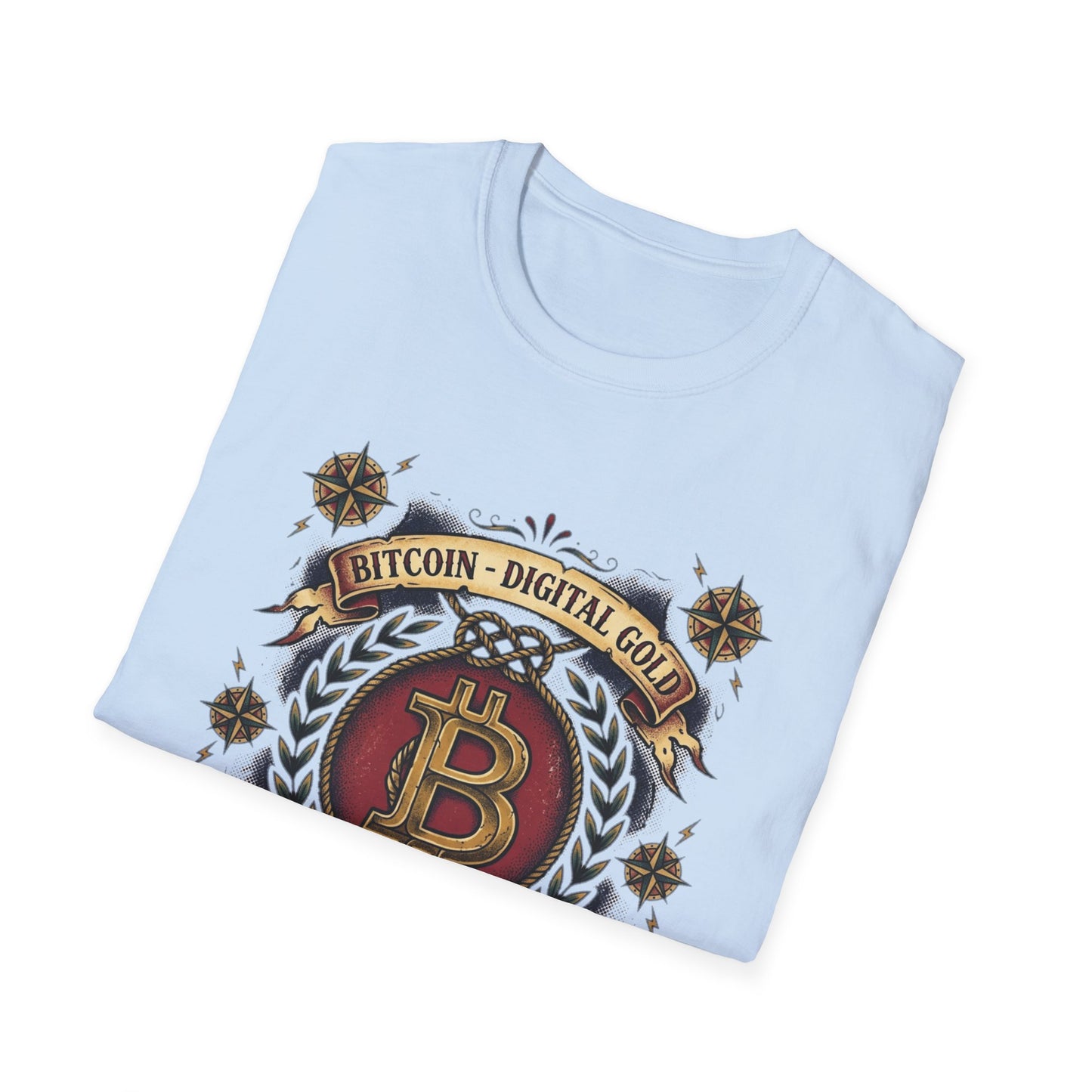 Bitcoin Crest T-Shirt — "Bitcoin: Digital Gold" Graphic Tee