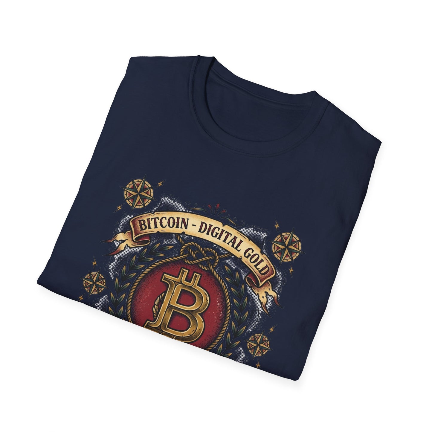 Bitcoin Crest T-Shirt — "Bitcoin: Digital Gold" Graphic Tee