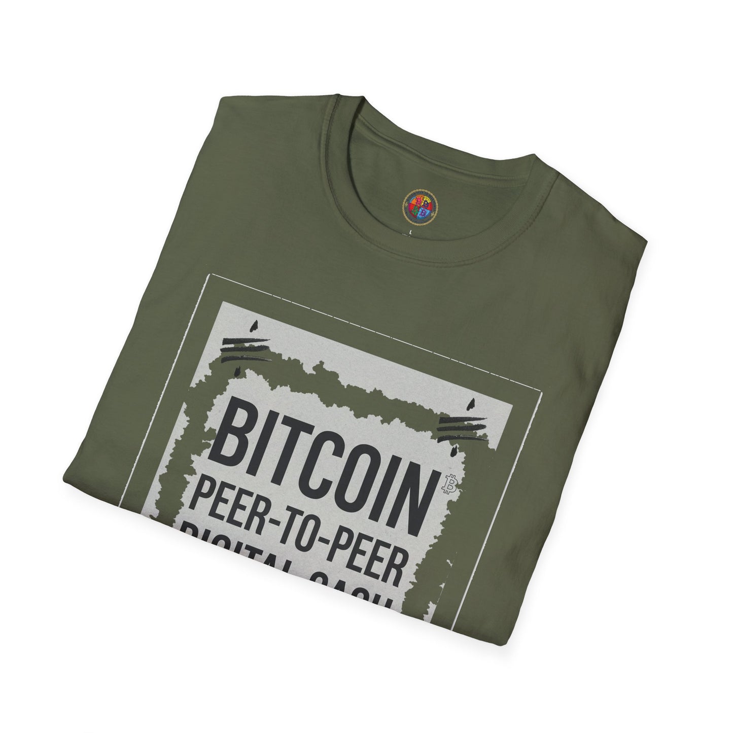 Bitcoin Peer-to-Peer Digital Cash System T-Shirt